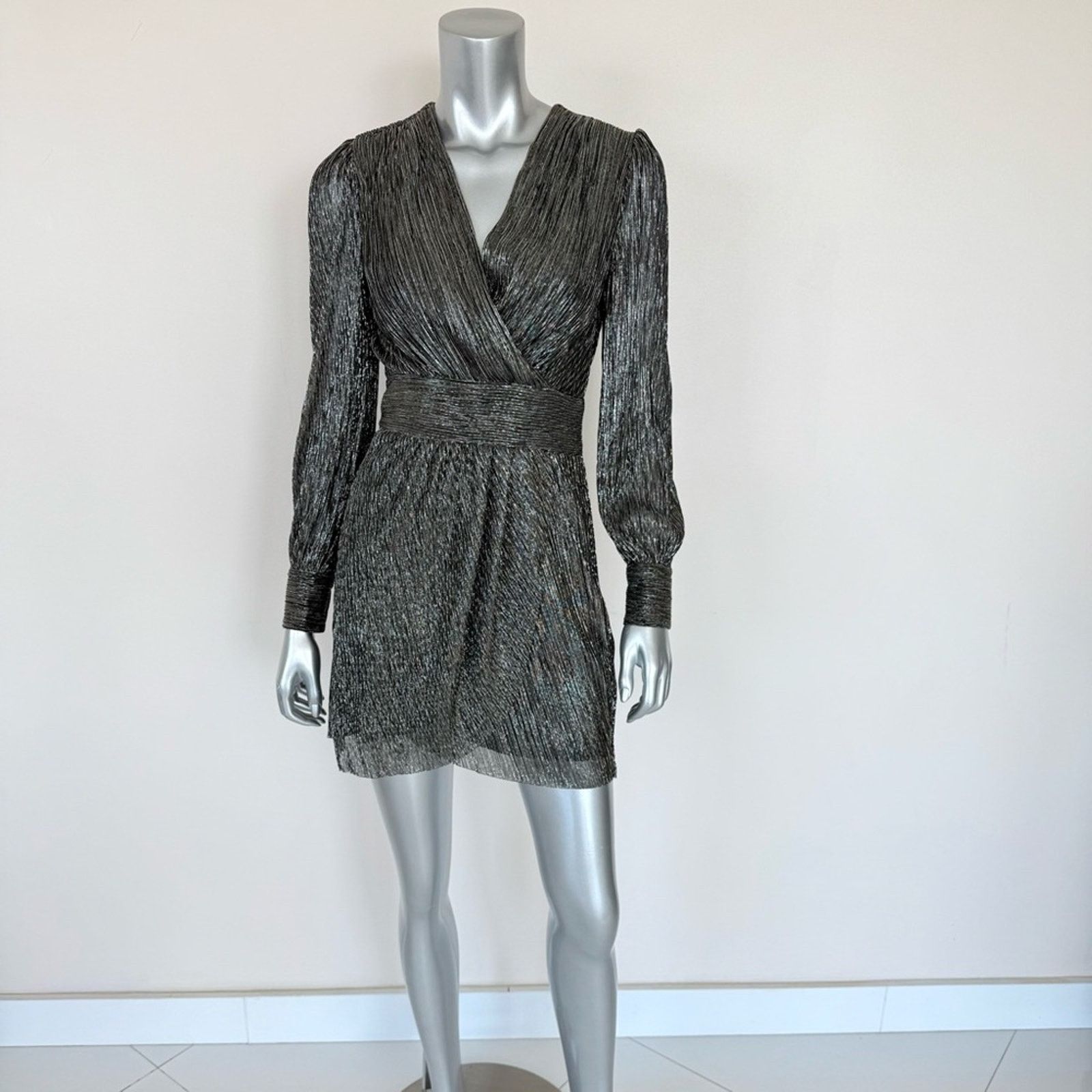The Kooples NWT!! The Kooples women lurex mini dress size 0 or S 415$ Size XS / US 0-2 / IT 36-38 - 4 Thumbnail