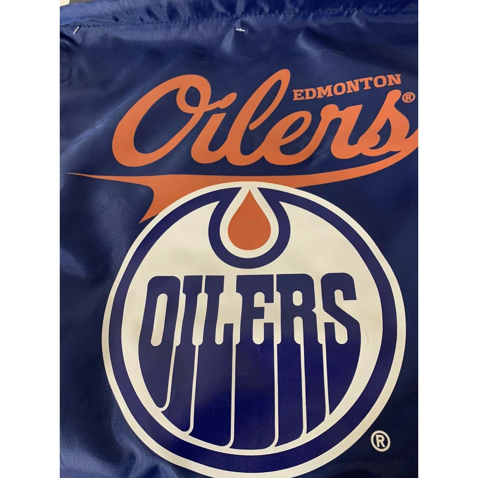 Other New Edmonton Oilers Officially Licensed NHL TEAM Back Sack T Size ONE SIZE - 1 Thumbnail
