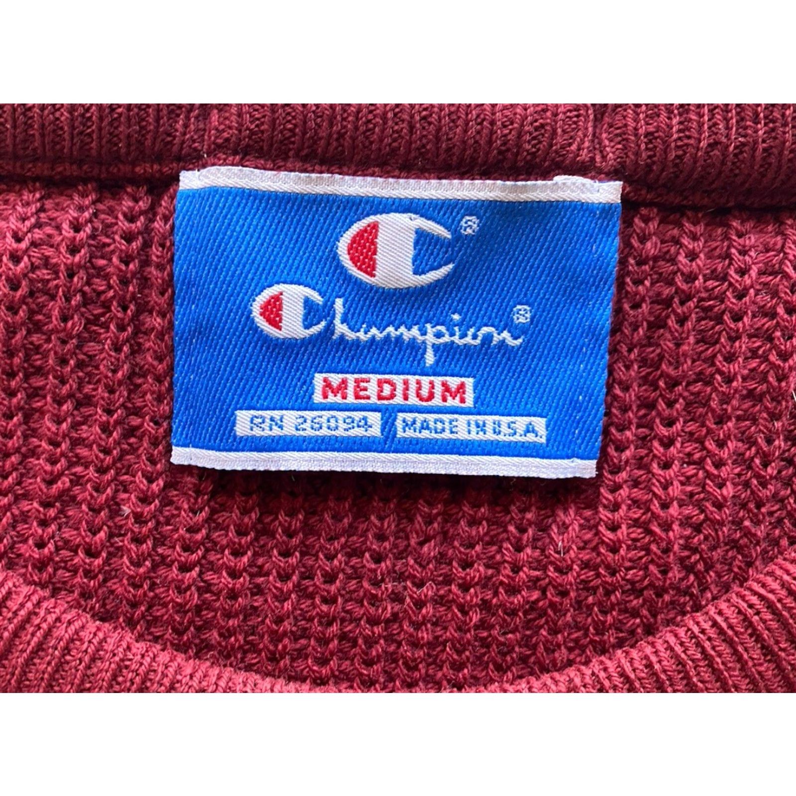 Champion VINTAGE Champion Sweatshirt Pullover Red M Men Medium Made In USA Pullover Sweatshirt Red VTG Champion Mens Medium Red Sweatshirt Pullover USA Size US M / EU 48-50 / 2 - 3 Thumbnail