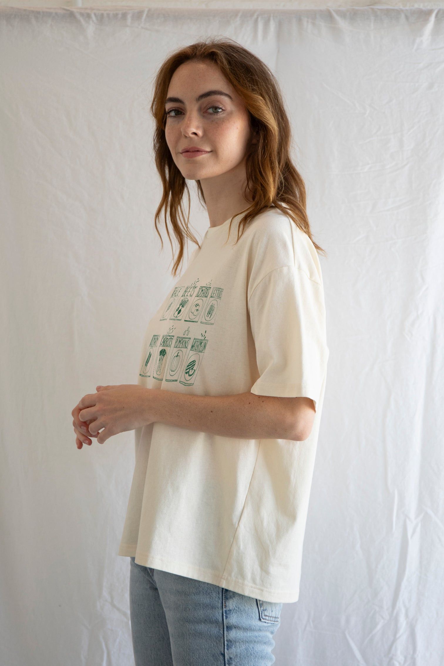 The Unbranded Brand Kale Shirt, Garden Shirt, Screen Print T-Shirt, Graphic Tee Size L / US 10 / IT 46 - 3 Thumbnail