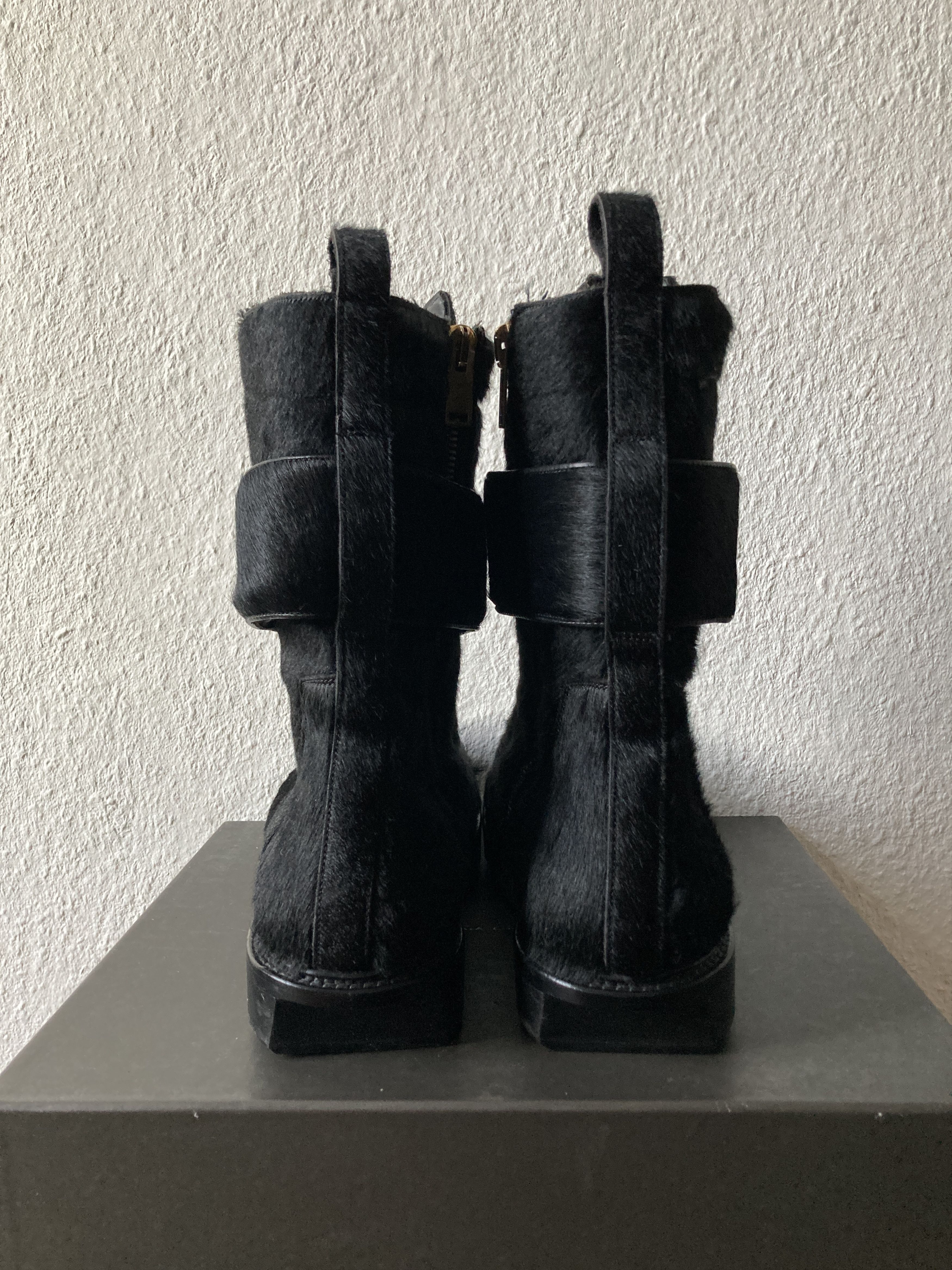 Rick Owens F/W 13 "PLINTH" Runway Pony Hair Hiker Megatooth Boots IT45 Size US 12 / EU 45 - 7 Thumbnail