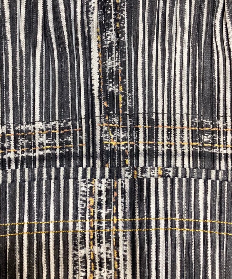 Issey Miyake Issey Miyake Striped pleated dress Size L / US 10 / IT 46 - 3 Thumbnail