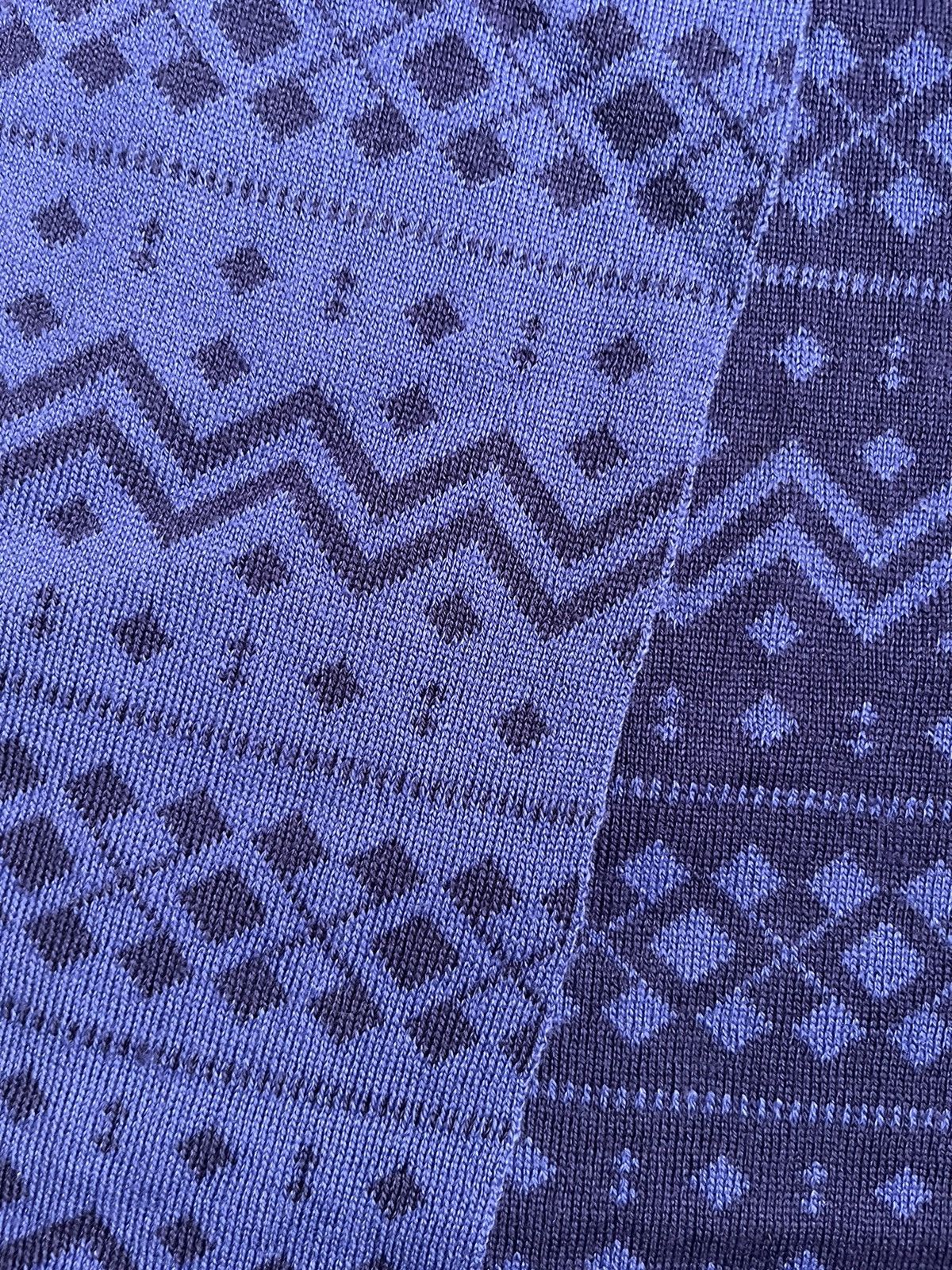 Icebreaker Icebreaker Merino Wool Unisex Purple Geometric Pattern Scarf Size ONE SIZE - 8 Thumbnail