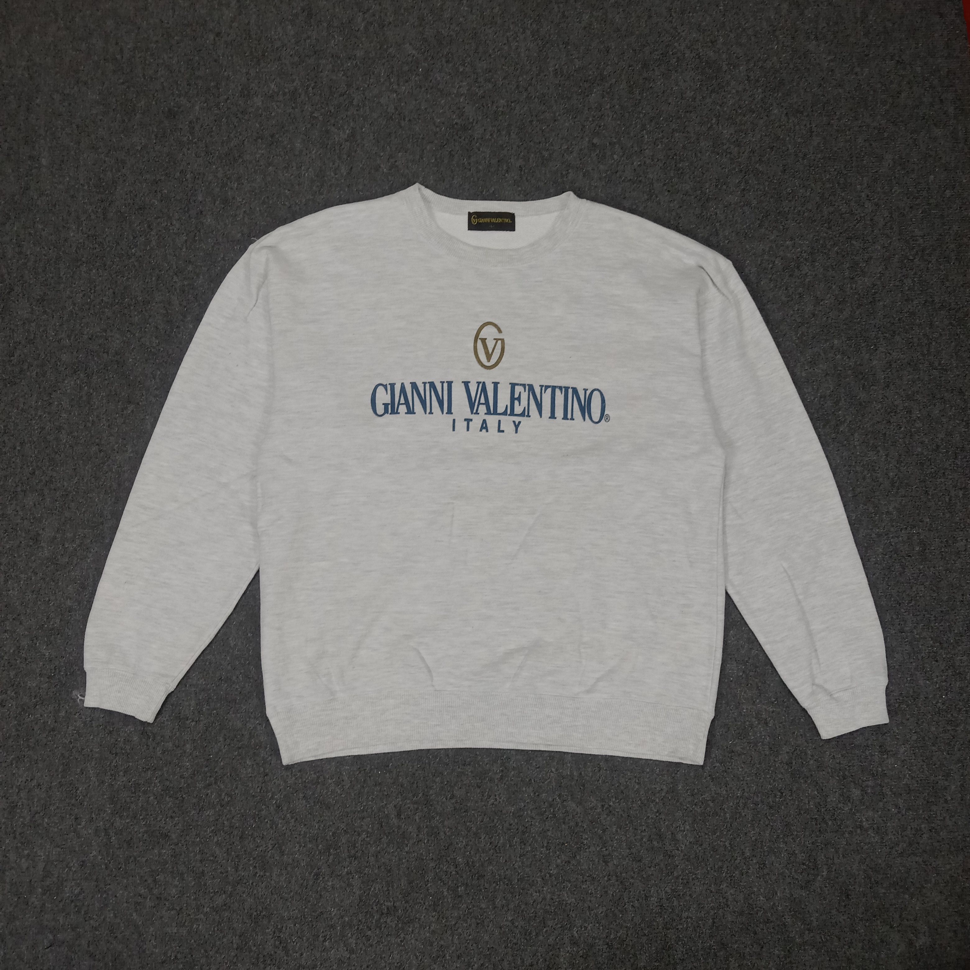 Gianni Valentino GIANNI VALENTINO Spellout Big Design Sweatshirt Size US L / EU 52-54 / 3 - 1 Thumbnail