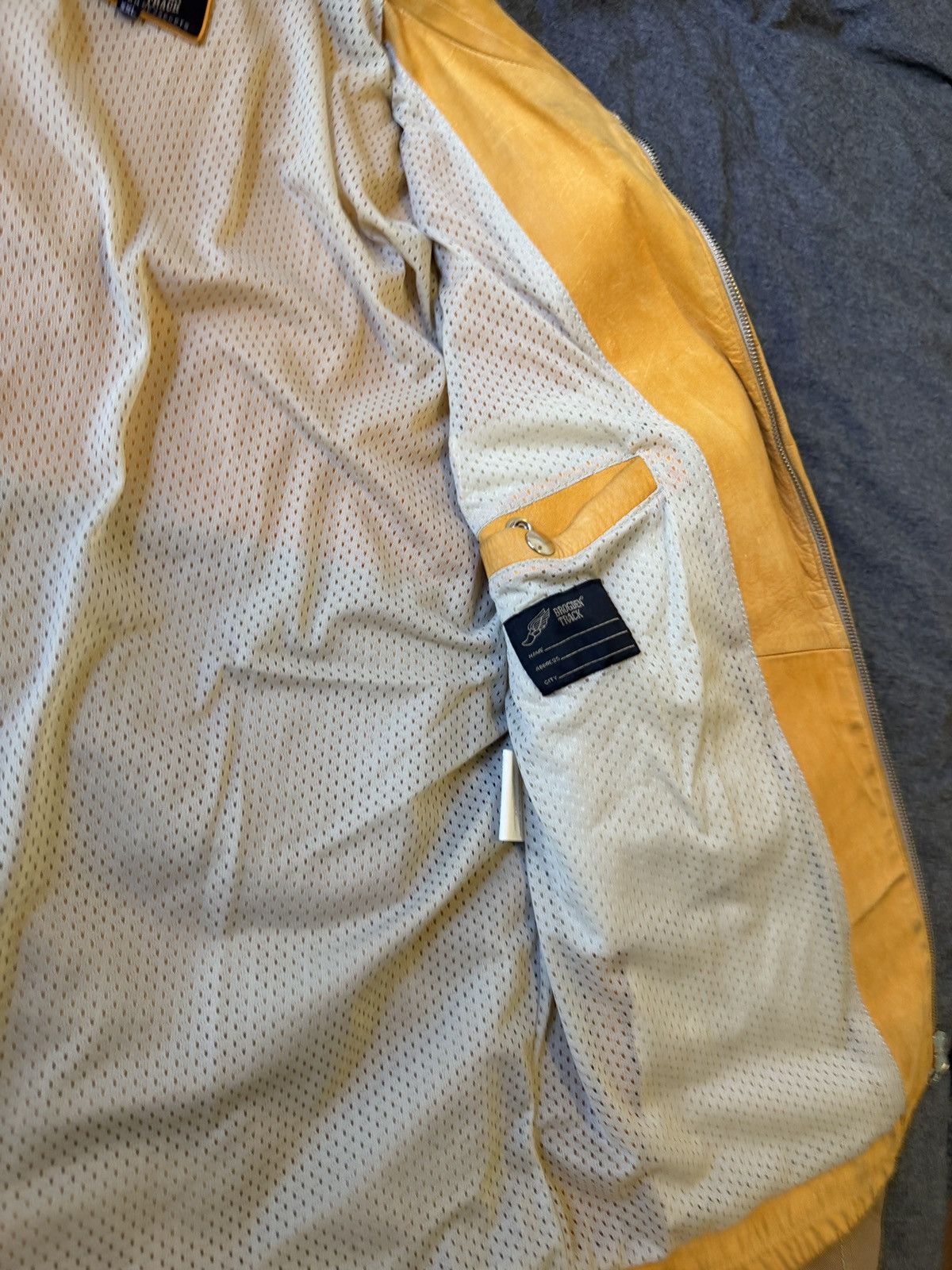 Other Brogden Track Genuine Leather Jacket Size US L / EU 52-54 / 3 - 3 Thumbnail