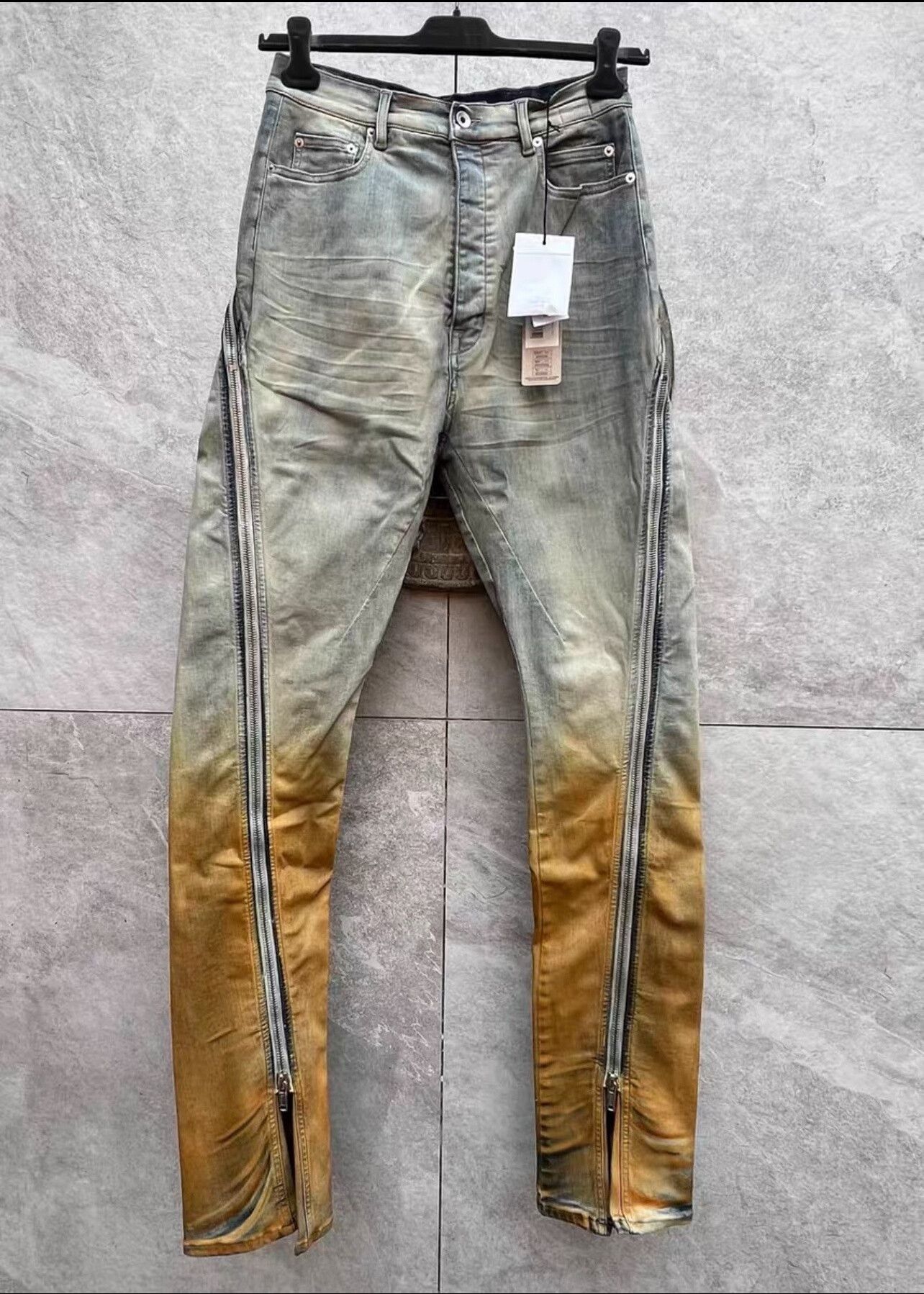 Rick Owens Rick Owens Flared Side Zip Pants Size US 30 / EU 46 - 1 Thumbnail