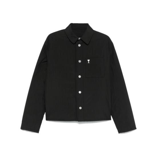 AMI AMI Men Long Tops HJK238 PA0009 001 BLACK Size US L / EU 52-54 / 3 - 1 Thumbnail
