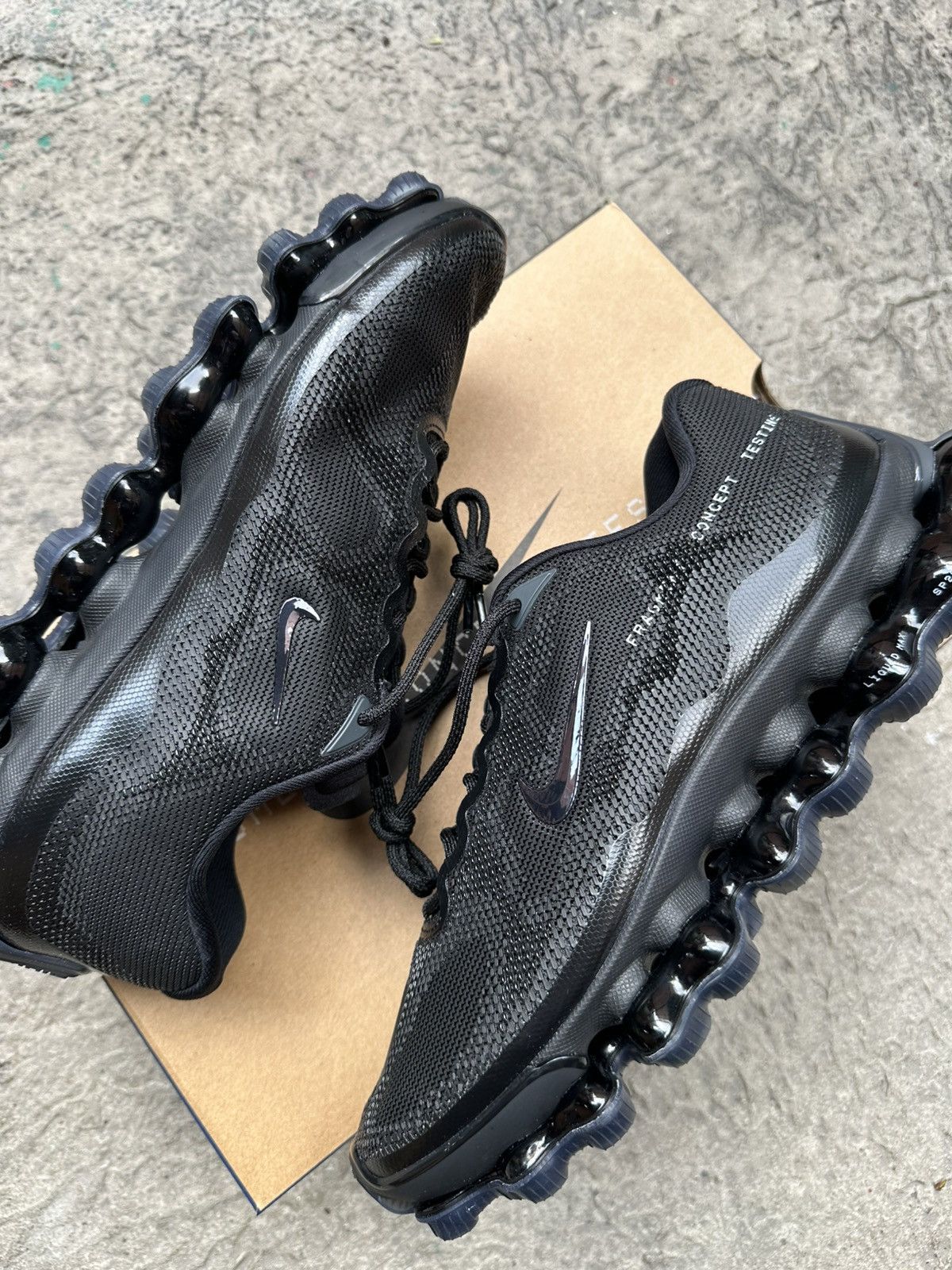 Fragment Design × Nike Nike Air Liquid Max Fragment Black Size US 10 / EU 43 - 4 Thumbnail