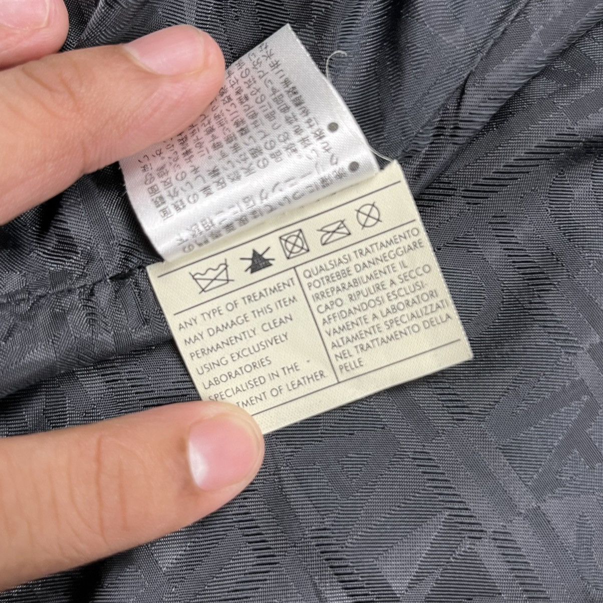 Salvatore Ferragamo Salvatore Ferragamo - Leather Blazer - Jacket Size US M / EU 48-50 / 2 - 11 Thumbnail