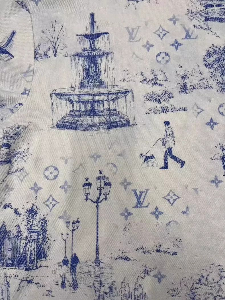 Louis Vuitton Louis Vuitton Cotton Print Short Sleeve T -2505 Size US L / EU 52-54 / 3 - 3 Thumbnail
