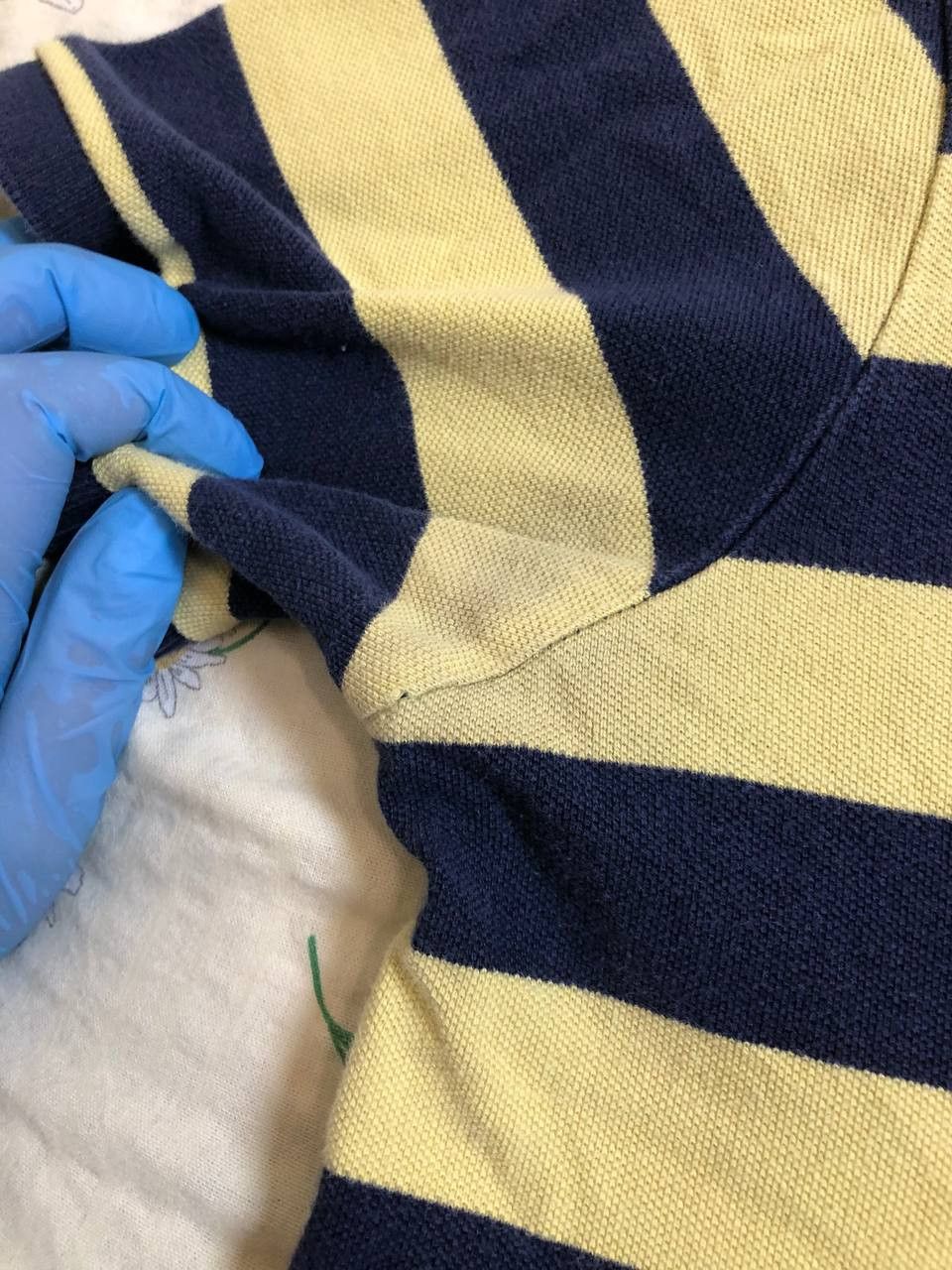 Polo Ralph Lauren Polo Ralph Lauren Blue and Yellow Striped Short Sleeve Size US L / EU 52-54 / 3 - 10 Thumbnail