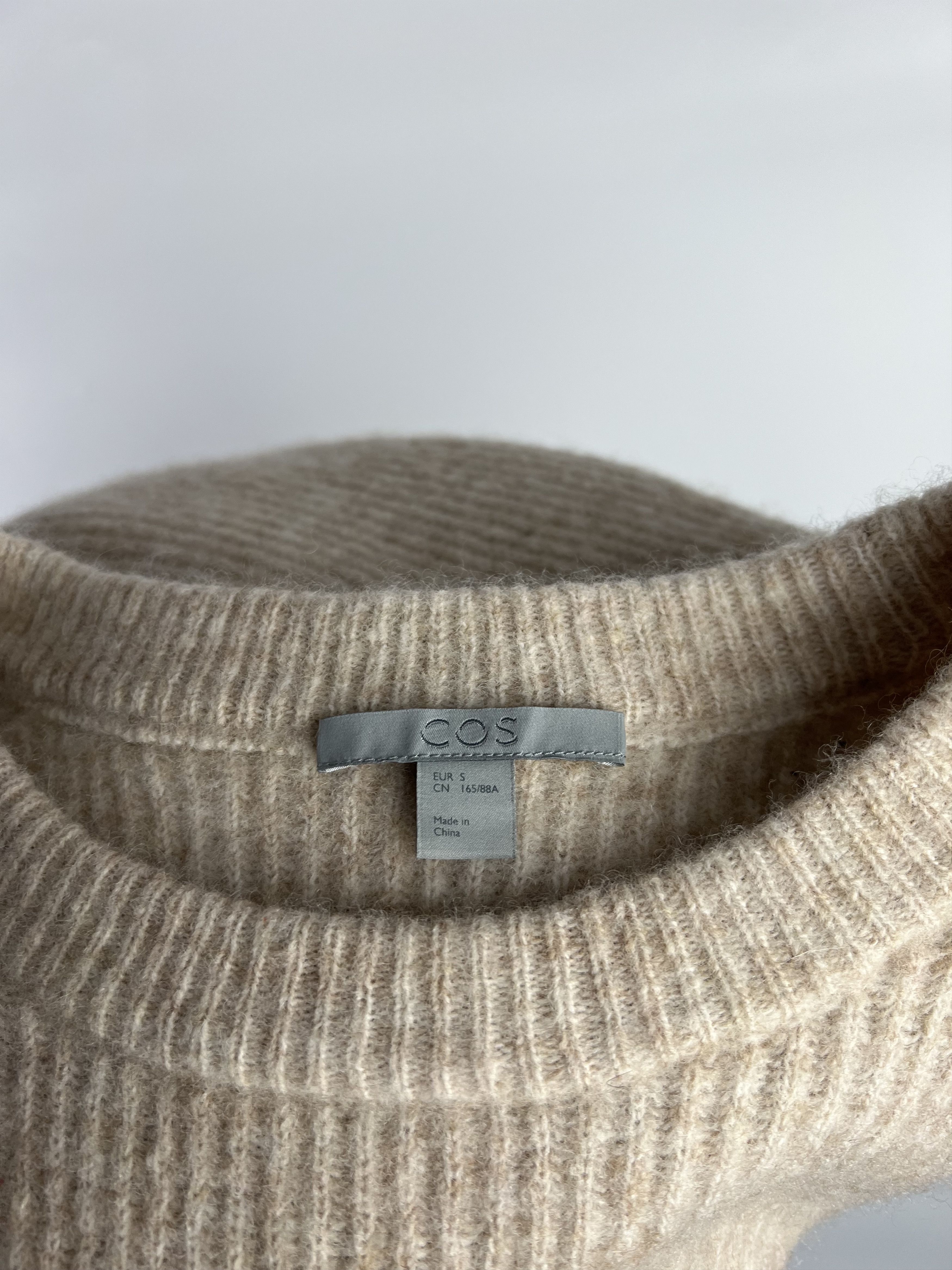 Cos COS Women's Wool Ribbed Sweater Size S Size S / US 4 / IT 40 - 9 Thumbnail