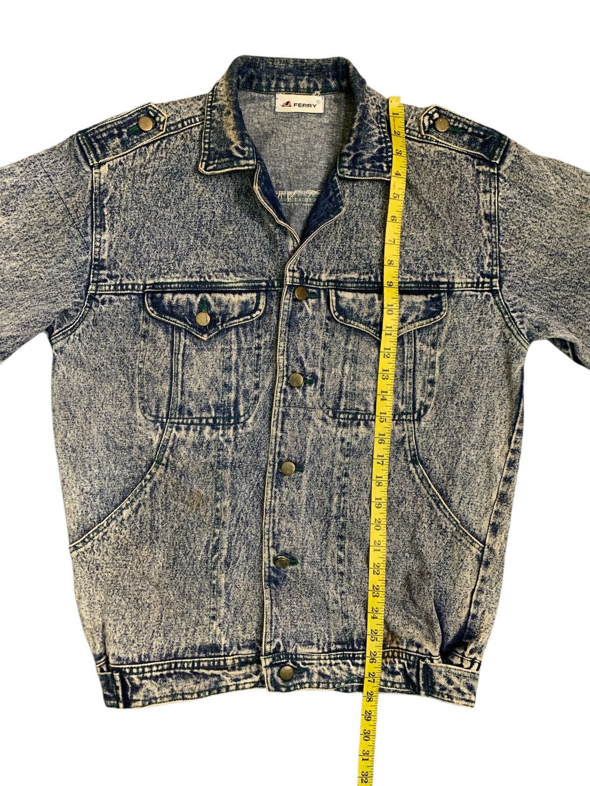Japanese Brand Rare Design Vintage Ferry Denim Jackets Size US M / EU 48-50 / 2 - 6 Thumbnail
