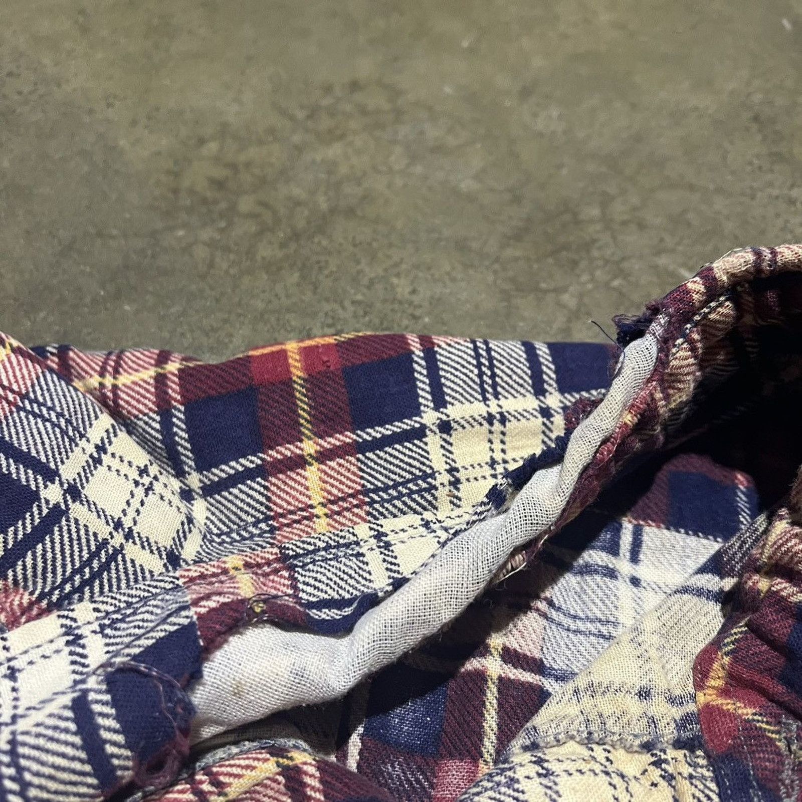Vintage Vintage 70s Kingswell Kasuals Blue/Red Cotton Plaid Flannel Size US L / EU 52-54 / 3 - 4 Thumbnail