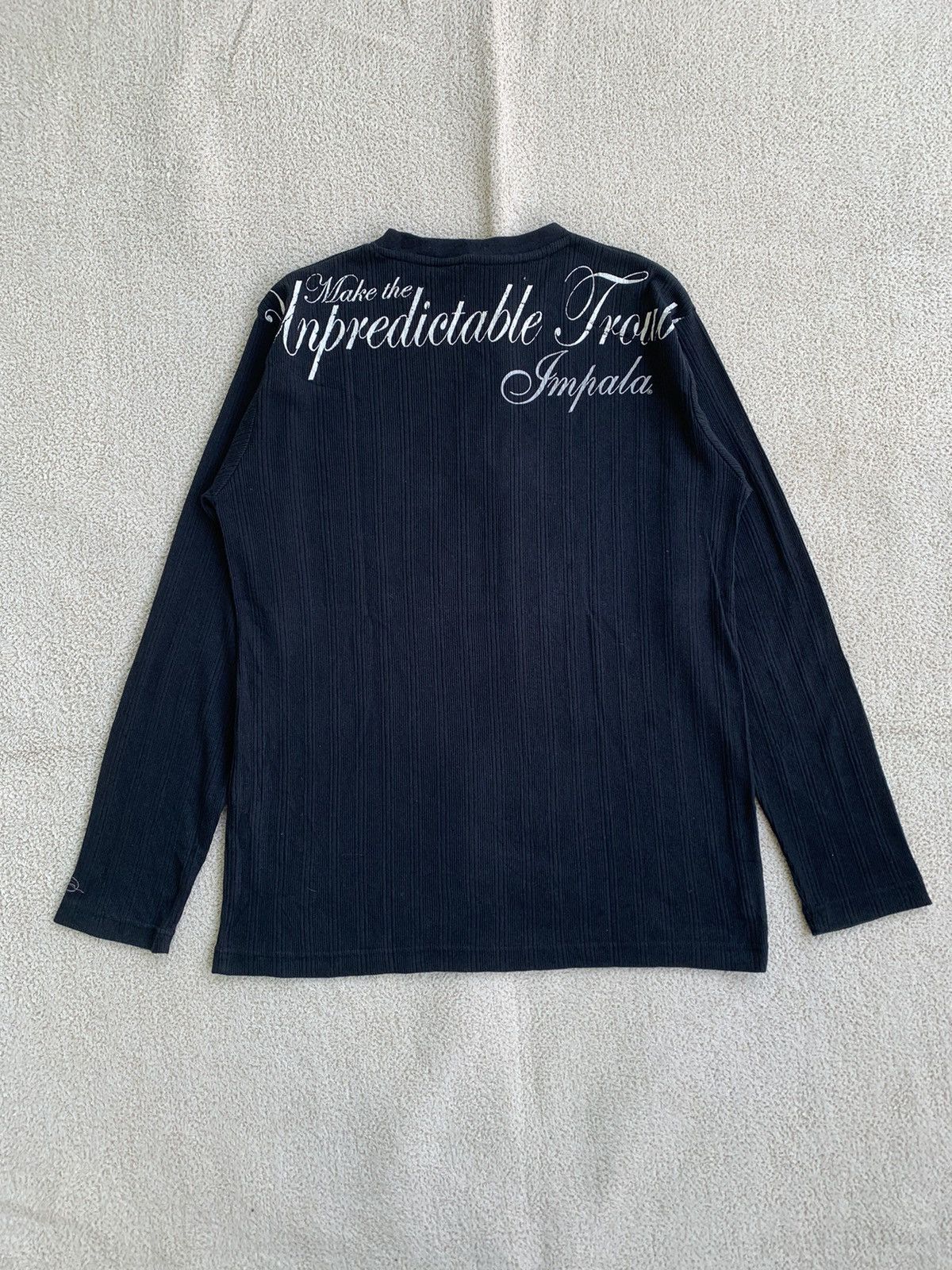 Beauty Beast × If Six Was Nine × Japanese Brand Impala Poem Longsleeve Y2k style Size US XL / EU 56 / 4 - 2 Thumbnail
