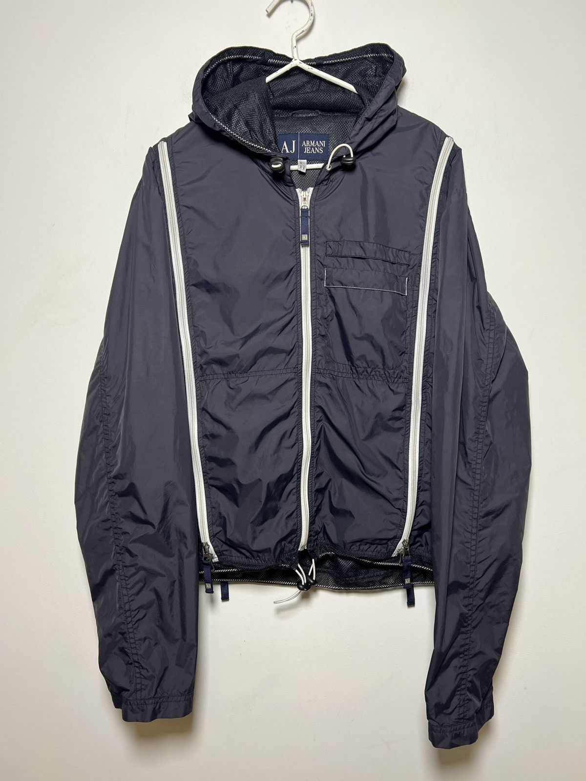 Giorgio Armani Armani y2k technical nylon windbreaker Size US L / EU 52-54 / 3 - 1 Thumbnail