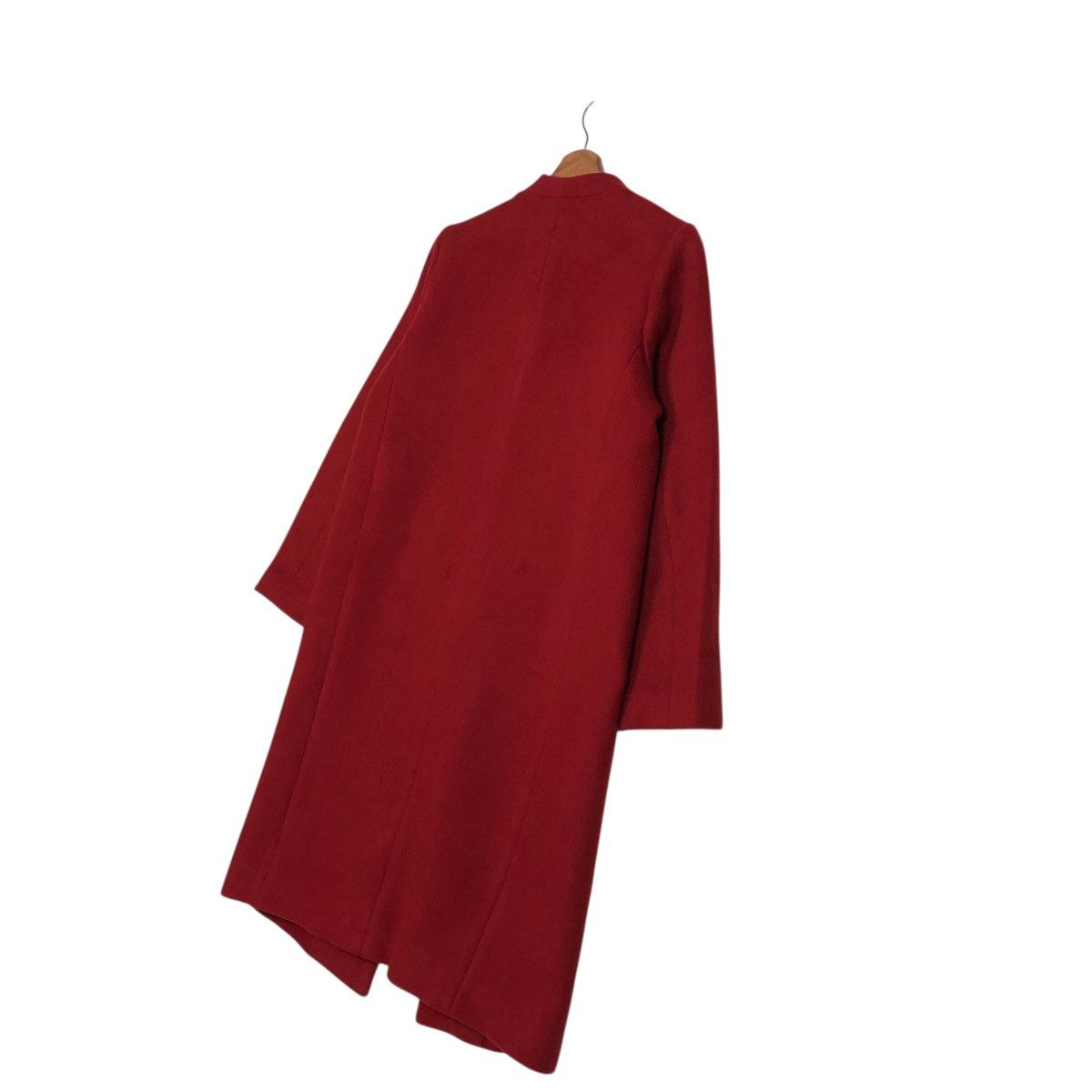 Japanese Brand 📌Rich Red Vintage Long Wool Jacket Ships Issey Miyake Size M / US 6-8 / IT 42-44 - 12 Thumbnail