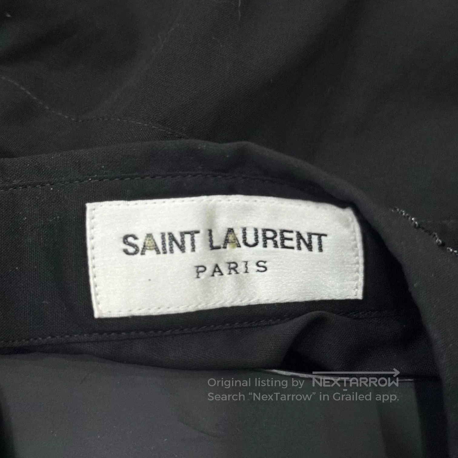 Saint Laurent Paris Saint Laurent Sequin Organza Shirt. Size S / US 4 / IT 40 - 6 Thumbnail
