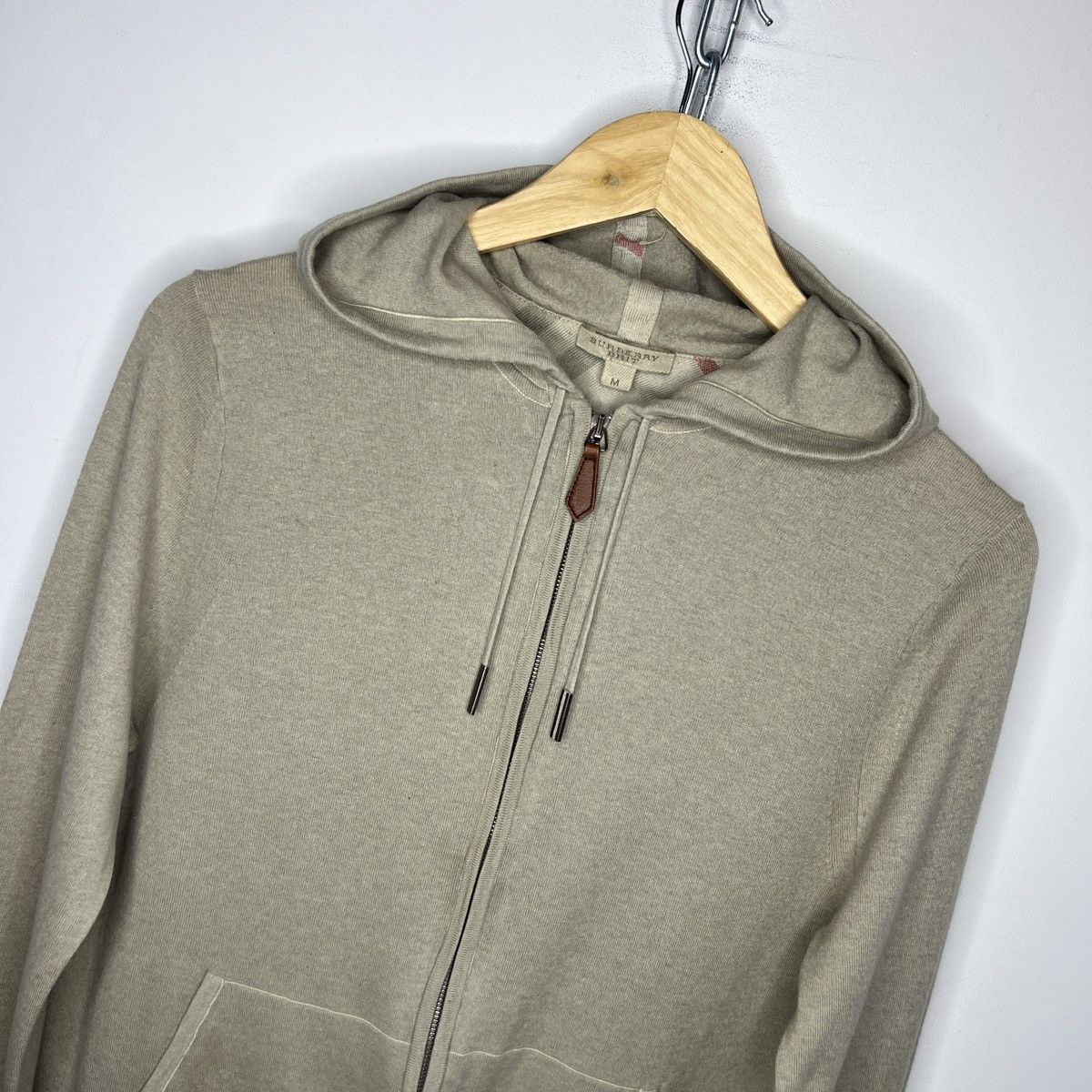 Burberry × Vintage Burberry Vintage Wool Zip Sweater Nova Check Size M / US 6-8 / IT 42-44 - 4 Thumbnail