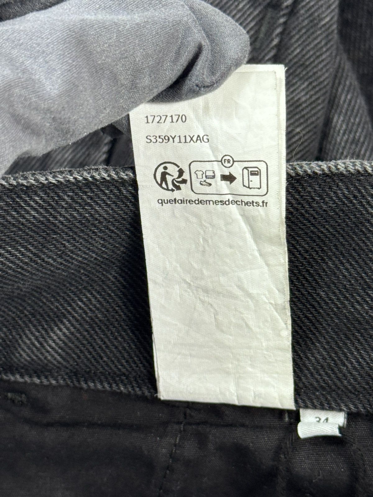 Loewe Loewe Anagram Black Jeans Size 26" / US 2 / IT 38 - 14 Thumbnail