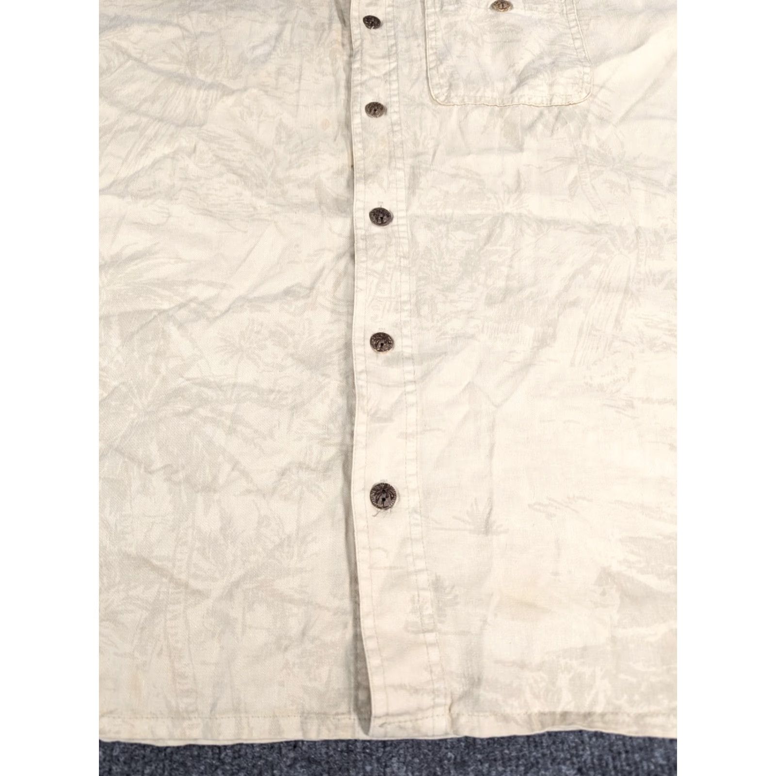 Vintage DASH SANTA CRUZ Shirt Mens 2XL Short Sleeve Button Up Hemp Beige Pockets Uniform/Regular Size 2XL Men Clothing Size US XXL / EU 58 / 5 - 2 Thumbnail