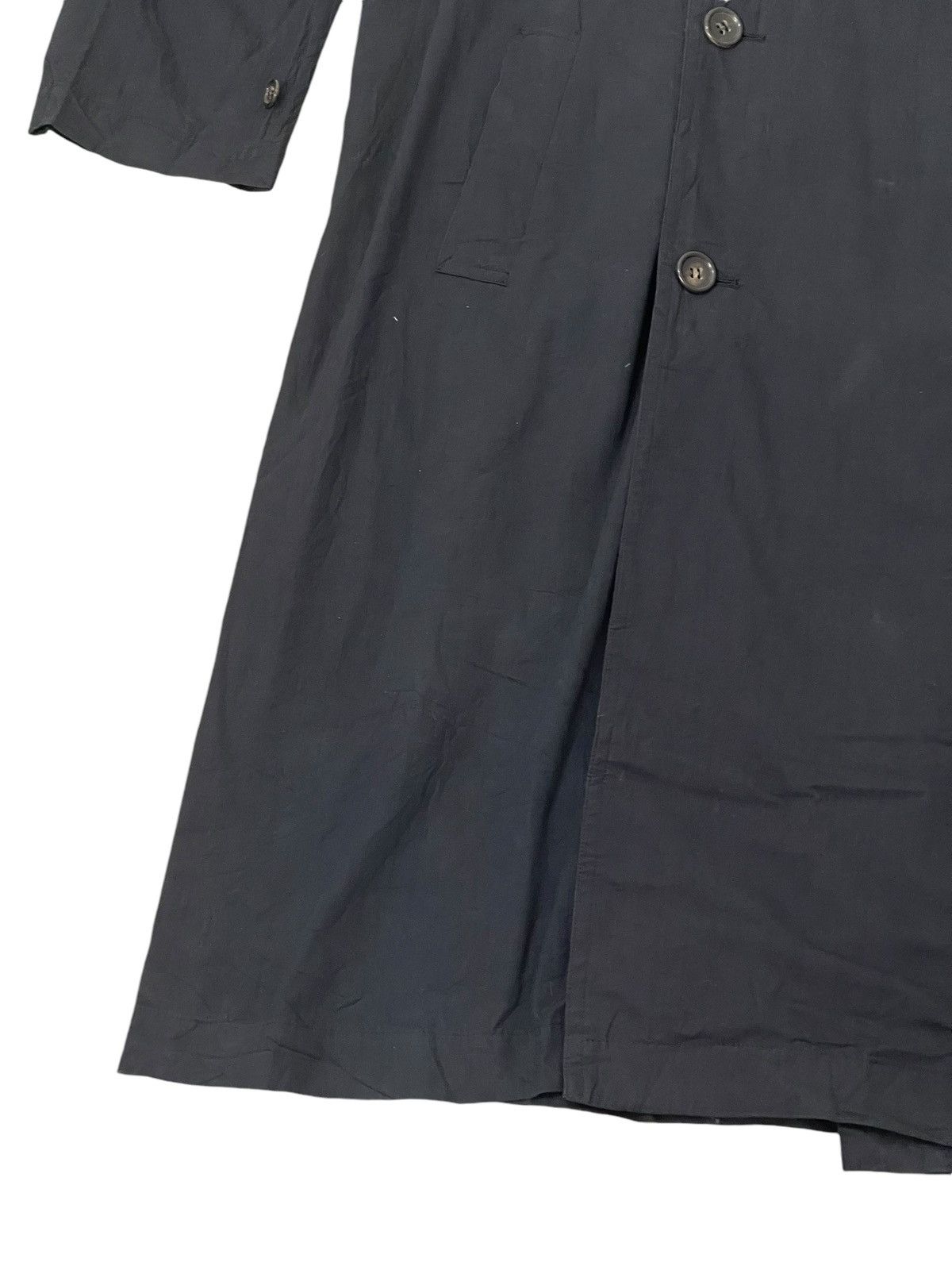 Comme des Garcons Archive 90s CDGH Trench Coat Black Cotton Wool lining 6🟩1 Size US M / EU 48-50 / 2 - 5 Thumbnail