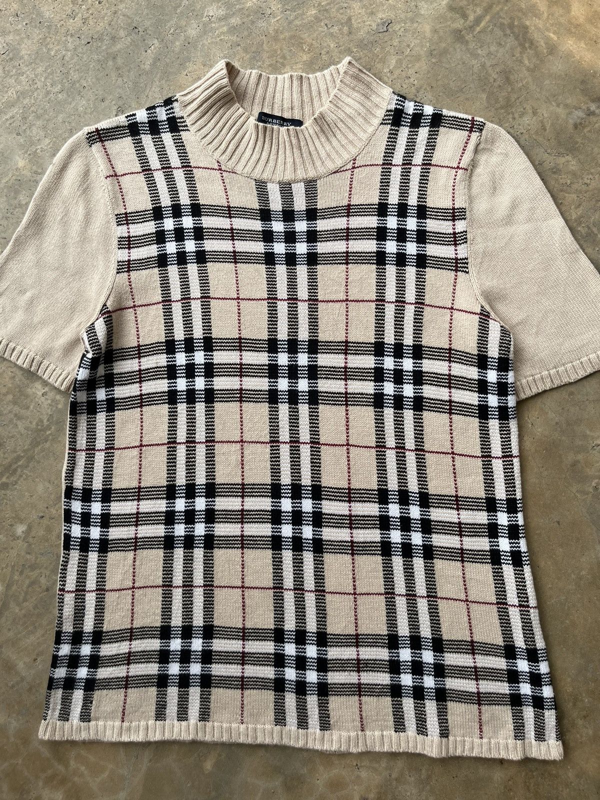 Burberry Burberry London Nova Check Knitwear Size XS / US 0-2 / IT 36-38 - 3 Thumbnail