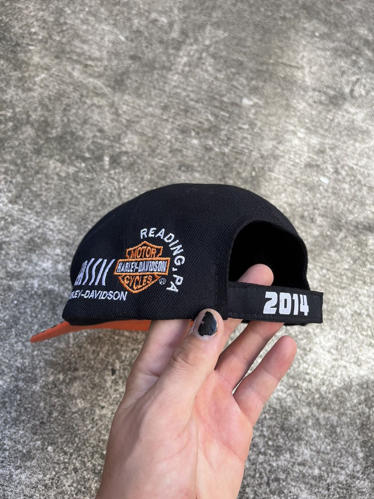 Harley Davidson Fire 🔥 Harley Davidson 🔥 Embroidered SnapBack Flames Cap Size ONE SIZE - 5 Thumbnail