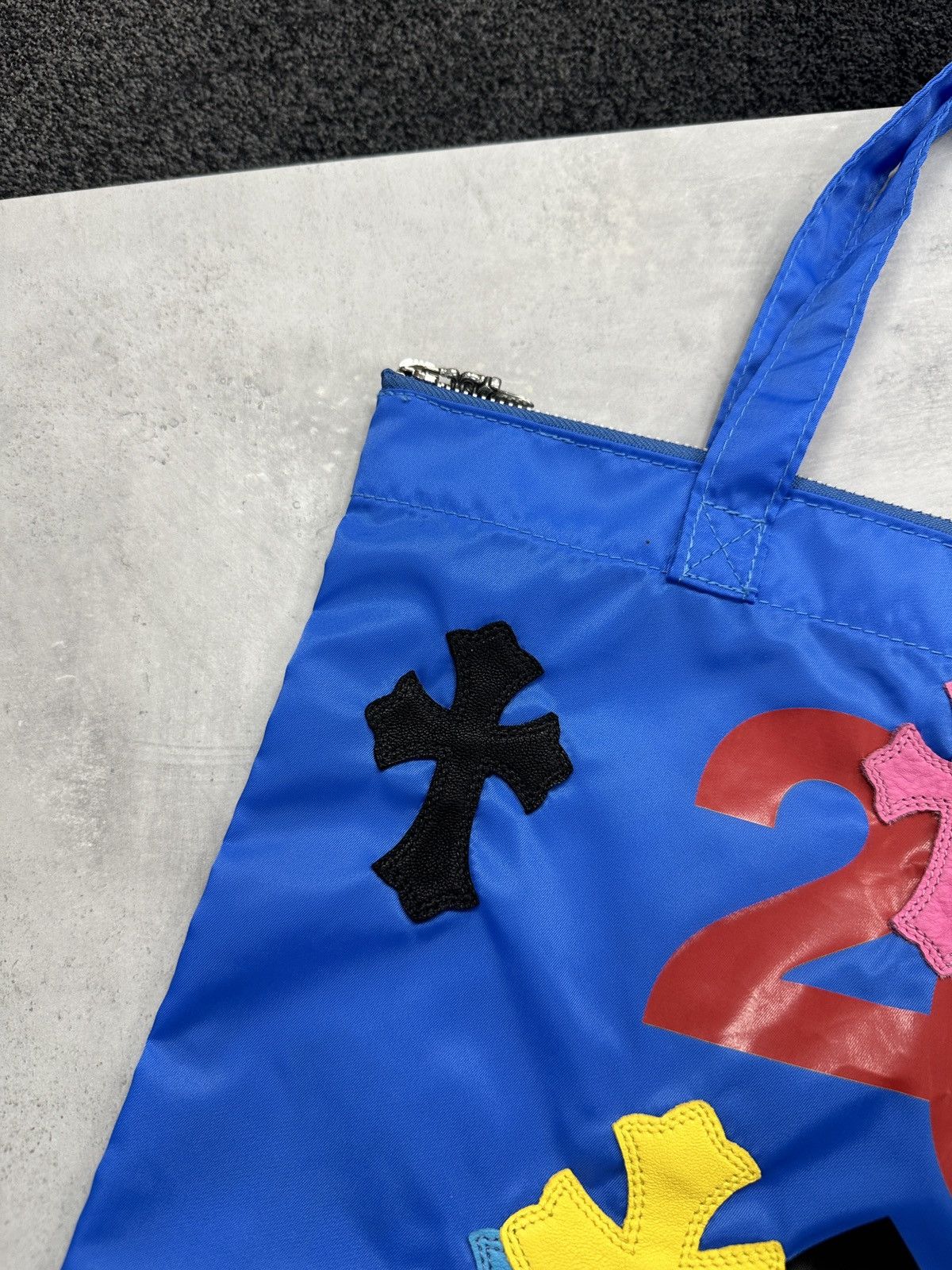 Chrome Hearts × Dover Street Market Chrome Hearts DSM 20th Anni 1 of 1 Multicolor Cross Tote Bag Size ONE SIZE - 18 Thumbnail