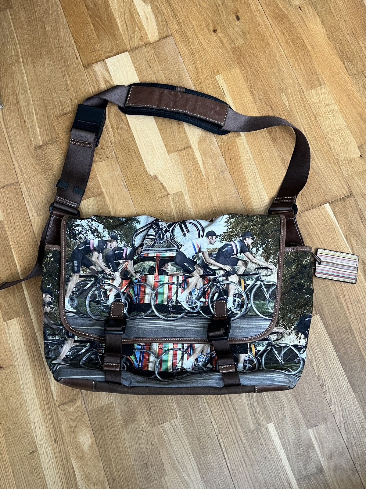 Paul Smith Paul Smith Mini Car &Rapha Cycling Team Cotton Leather Bag Size ONE SIZE - 1 Thumbnail