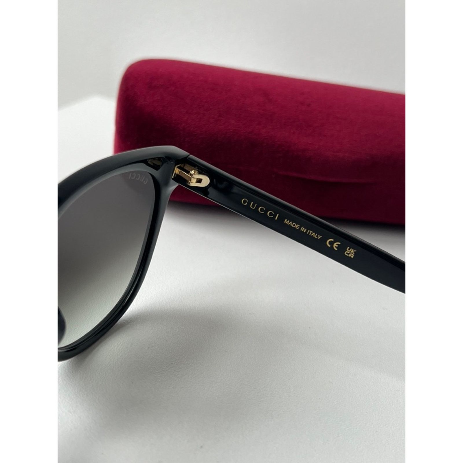 Gucci NEW Gucci GG1122AS 001 Black Marmont Sunglasses Size ONE SIZE - 7 Thumbnail