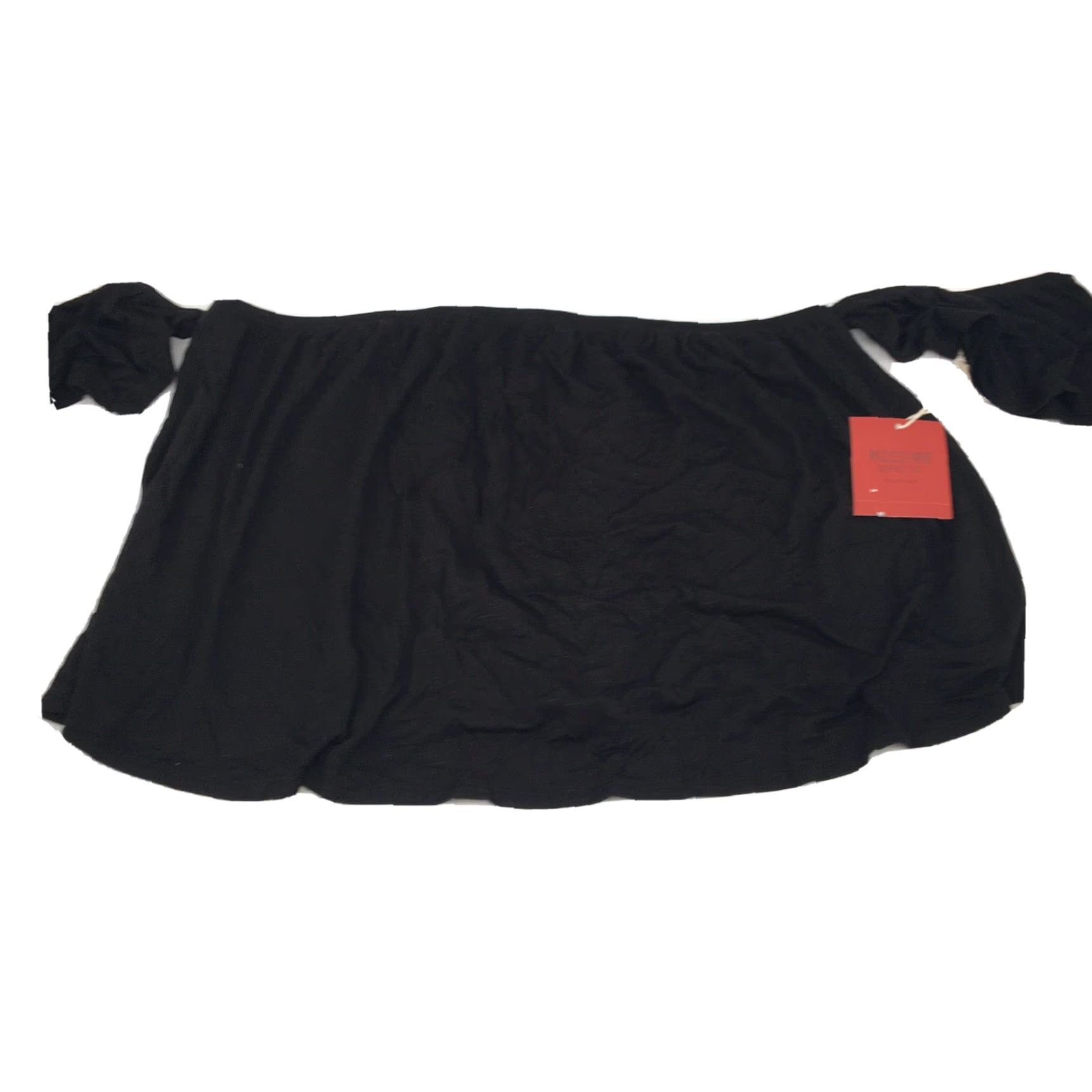 Mossimo Mossimo Shirt Women's Short Sleeve Stretch Crew Neck Black SZ L Large Shirt Size L / US 10 / IT 46 - 2 Thumbnail