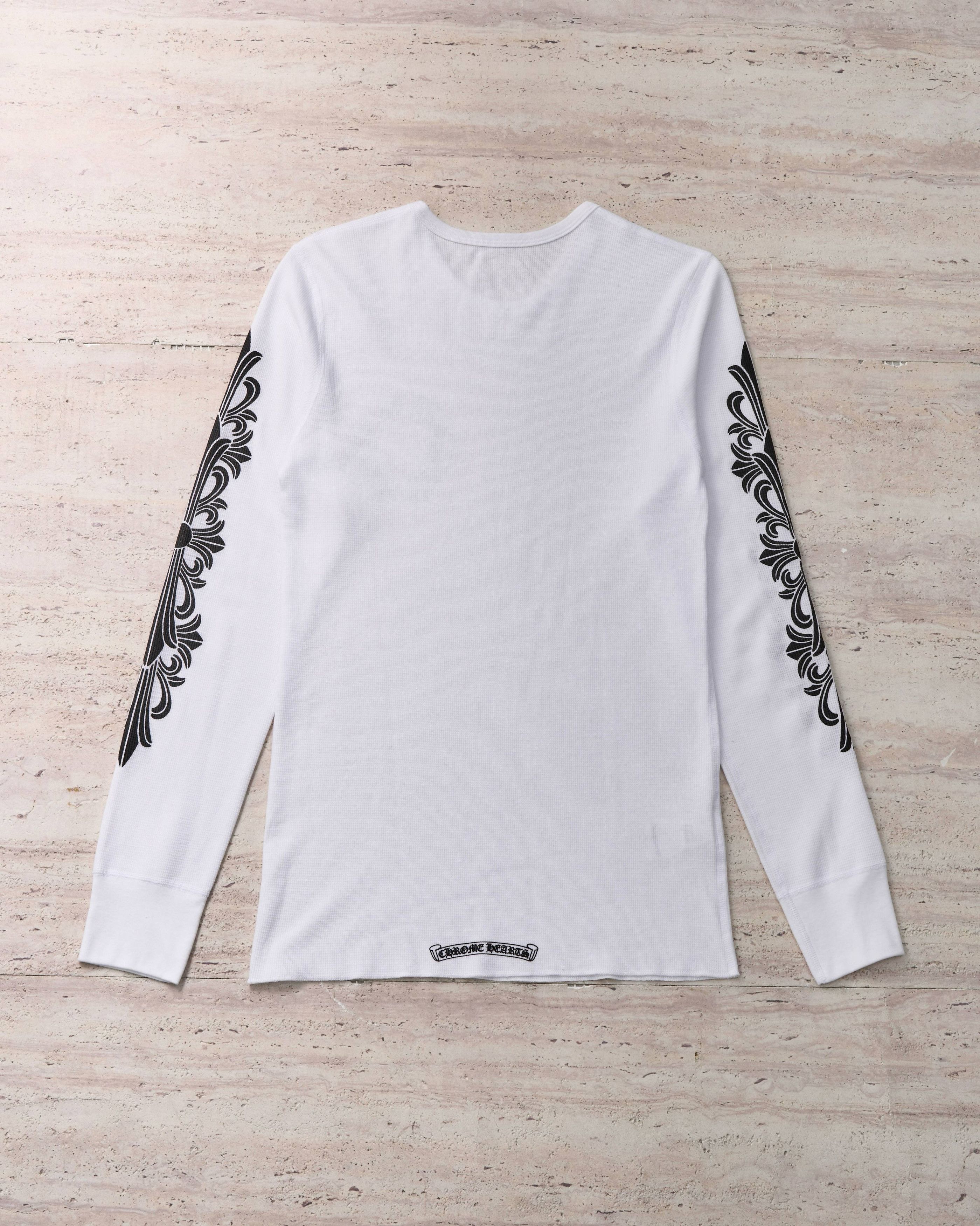Chrome Hearts Chrome Hearts Dagger Thermal long t-shirt white Size L / US 10 / IT 46 - 10 Thumbnail