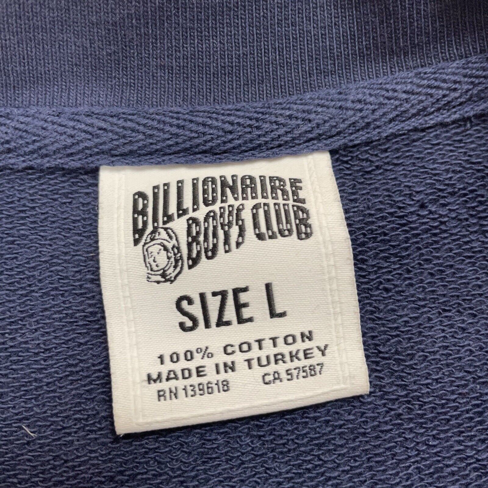Billionaire Boys Club Billionaire Boys Club Sweatshirt Navy White Red Colour Block Size US L / EU 52-54 / 3 - 3 Thumbnail