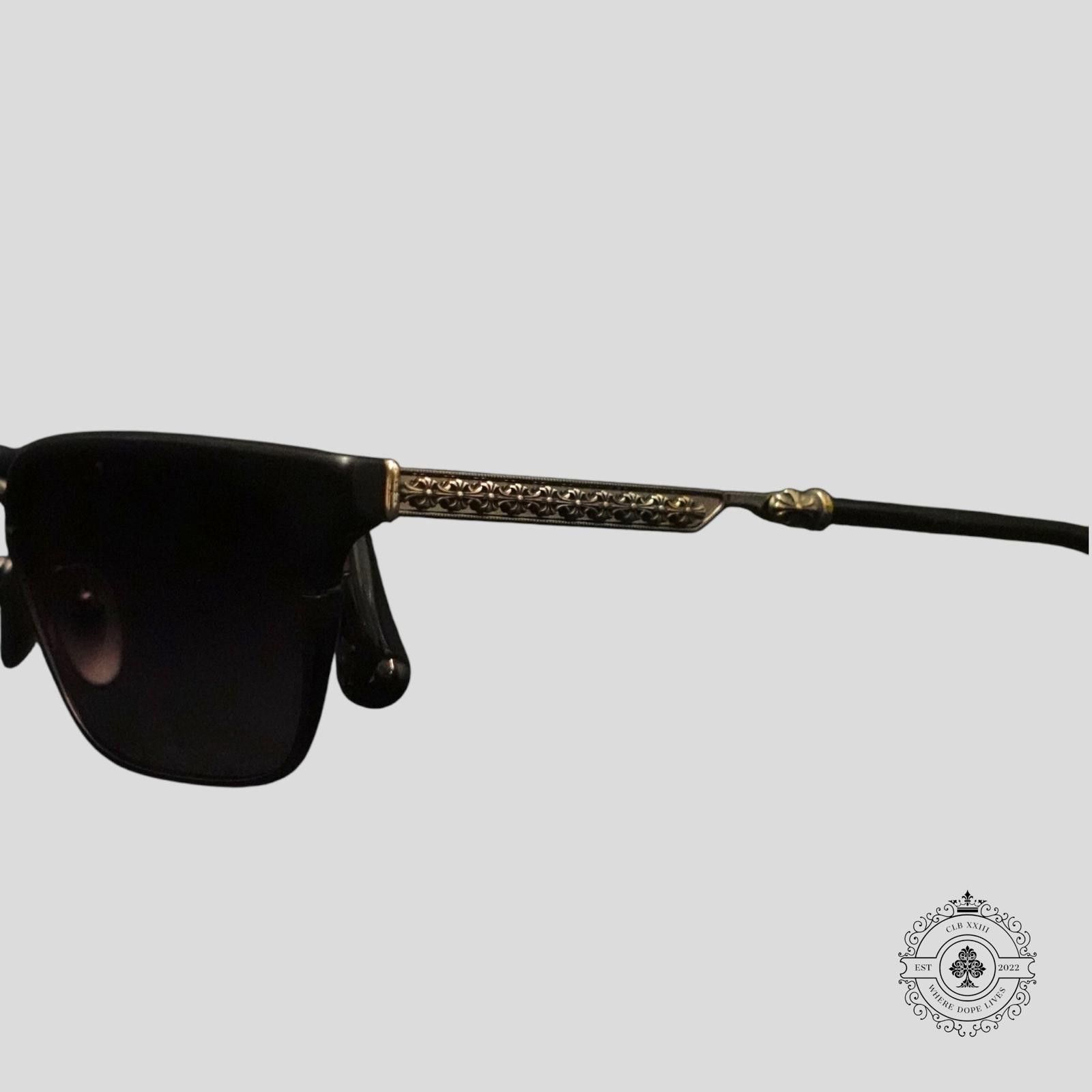 Chrome Hearts Chrome Hearts See U Next Tuesday Glasses in Black/Silver Size ONE SIZE - 3 Thumbnail