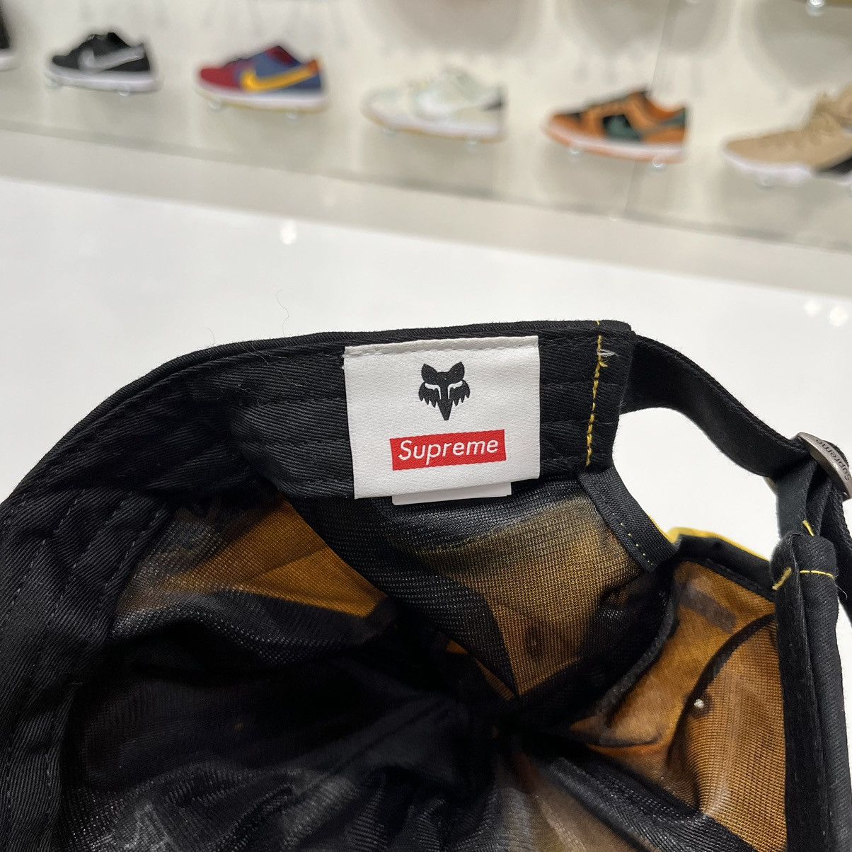 Fox Racing × Supreme Supreme x Fox Racing 6-Panel Cap Yellow Size ONE SIZE - 7 Thumbnail