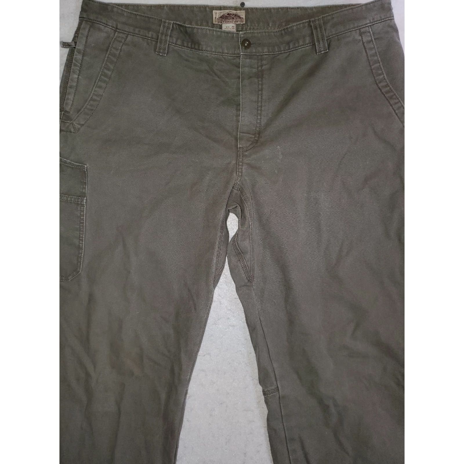 Vintage VINTAGE LL Bean Katahdin Iron Works Pants Mens Sz 42x34 Heavy Work Cargo Style Size US 42 / EU 58 - 4 Thumbnail