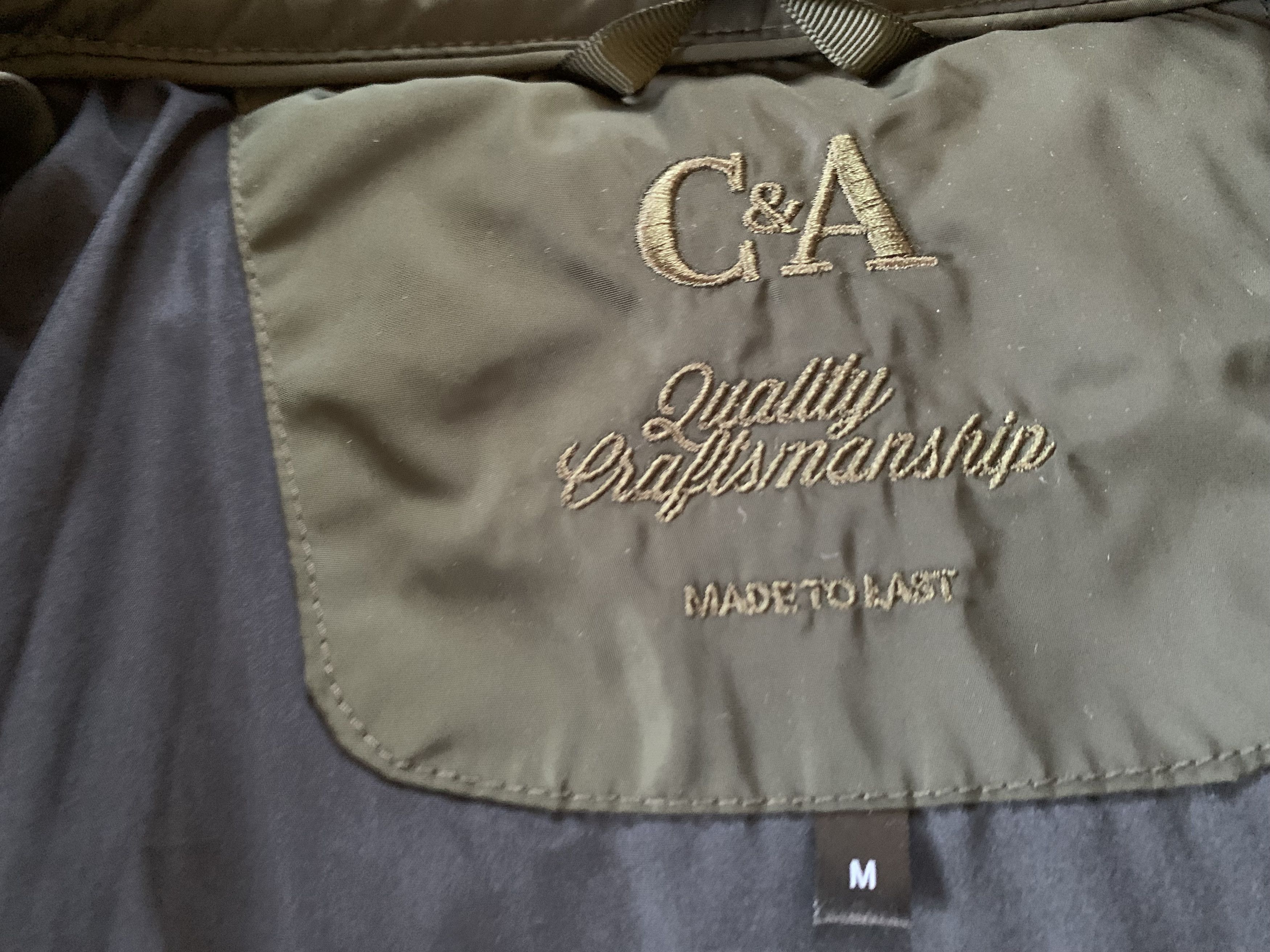 C&A C&A New Khaki Quilted Jacket Size US M / EU 48-50 / 2 - 6 Thumbnail