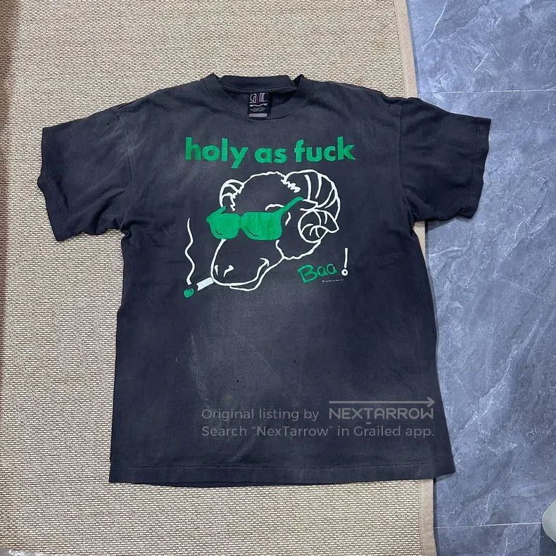 Saint Michael Saint Michael Black Green Black Goat Motorcycle Washed Old Size US L / EU 52-54 / 3 - 1 Thumbnail
