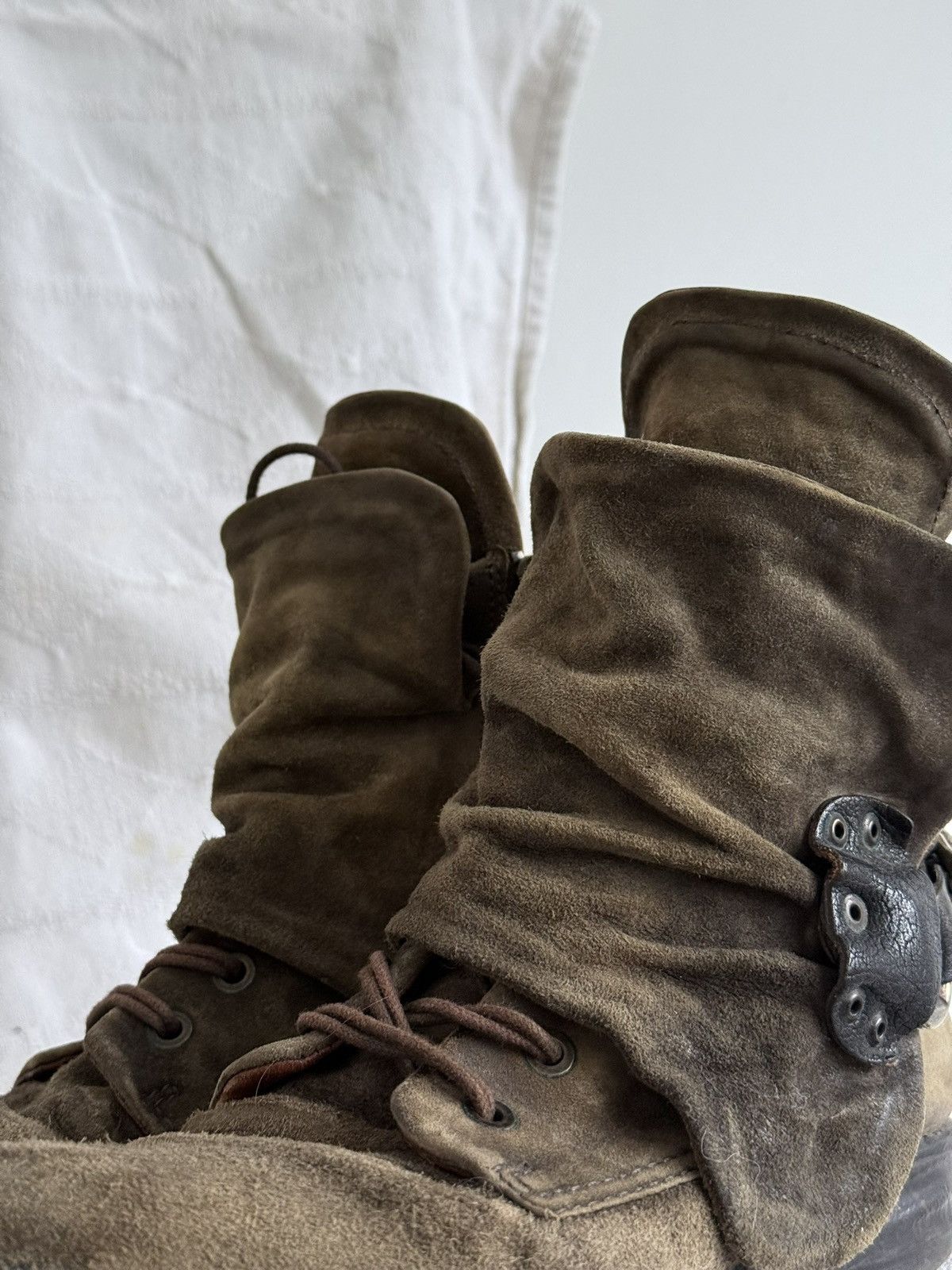 A.S.98 Avant Garde A.S. 98 Tornado Mart Style Suede Leather Boots Size US 6 / EU 39 - 4 Thumbnail