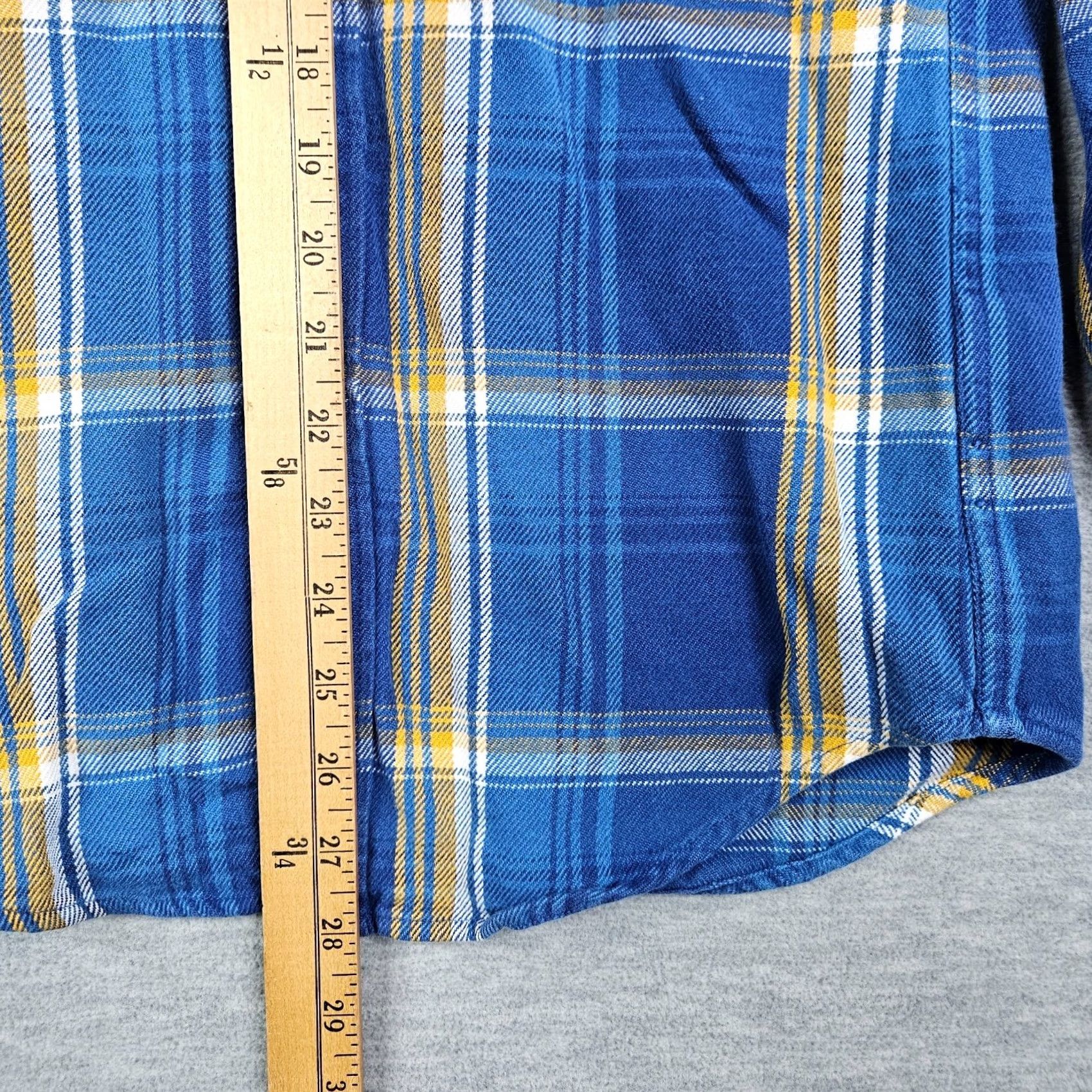 Wallace & Barnes Wallace & Barnes Men’s Plaid Button-Up Long Sleeve Casual Flannel Shirt XS Size US XS / EU 42 / 0 - 6 Thumbnail