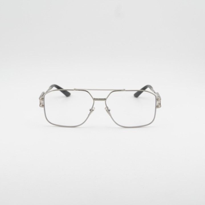 Versace Versace VE1302 1000 Eyeglasses Silver 59mm Aviator Frame Size ONE SIZE - 2 Thumbnail