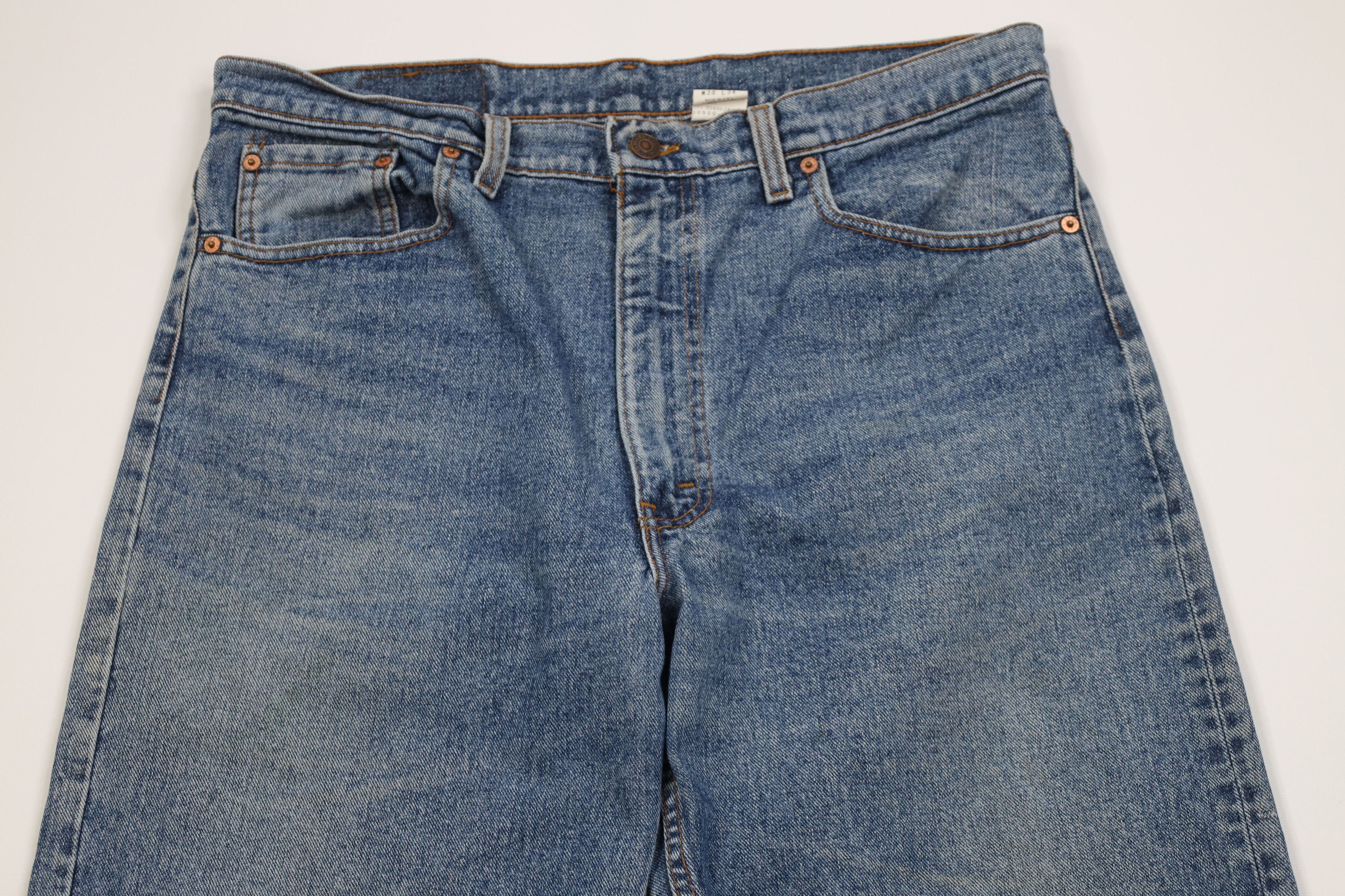 Levi's Vintage 90s Levis 550 Relaxed Tapered Leg Denim Jeans USA Size US 38 / EU 54 - 2 Thumbnail