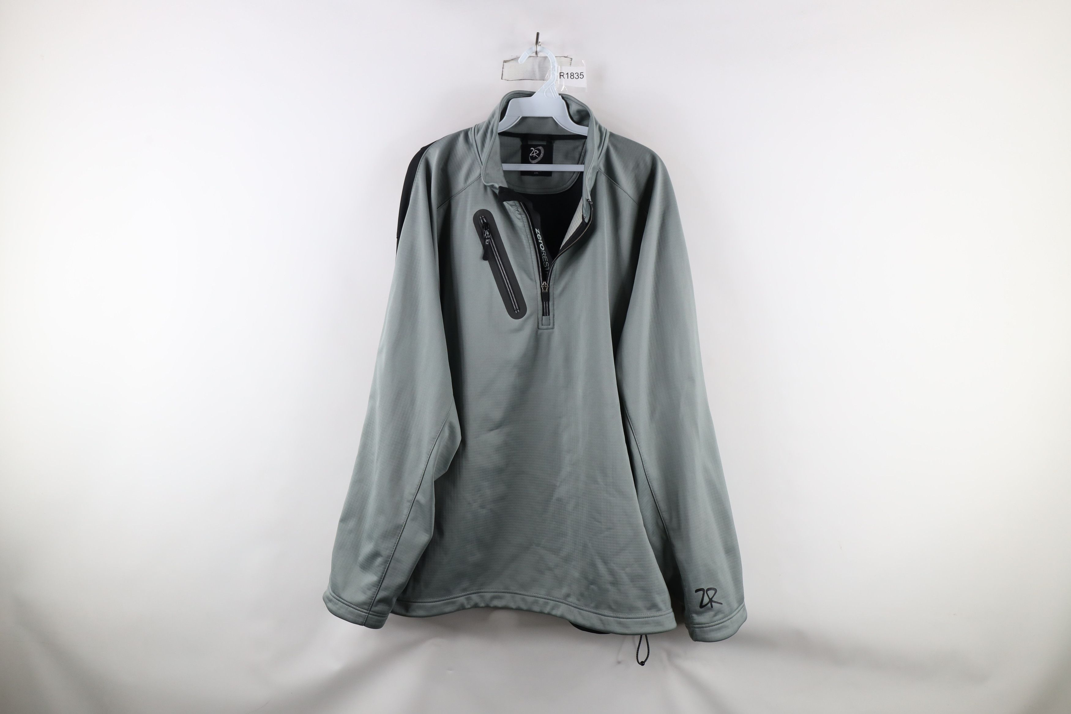 Vintage Zero Restriction Tour Series Lined Half Zip Jacket Gray Size US XXL / EU 58 / 5 - 1 Thumbnail