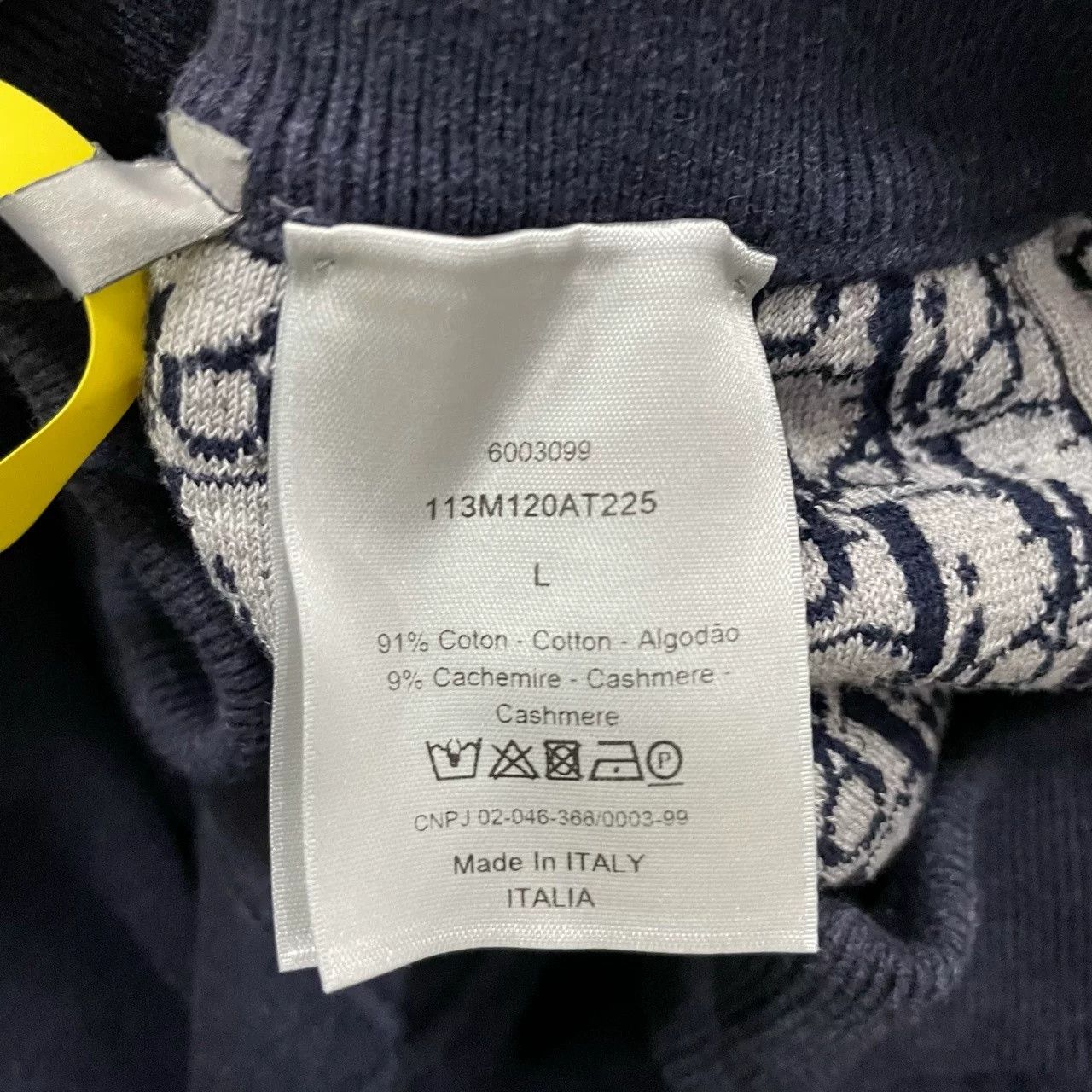 Dior Dior Navy Embroidered Logo Sweatpants Size US 26 / EU 42 - 5 Thumbnail