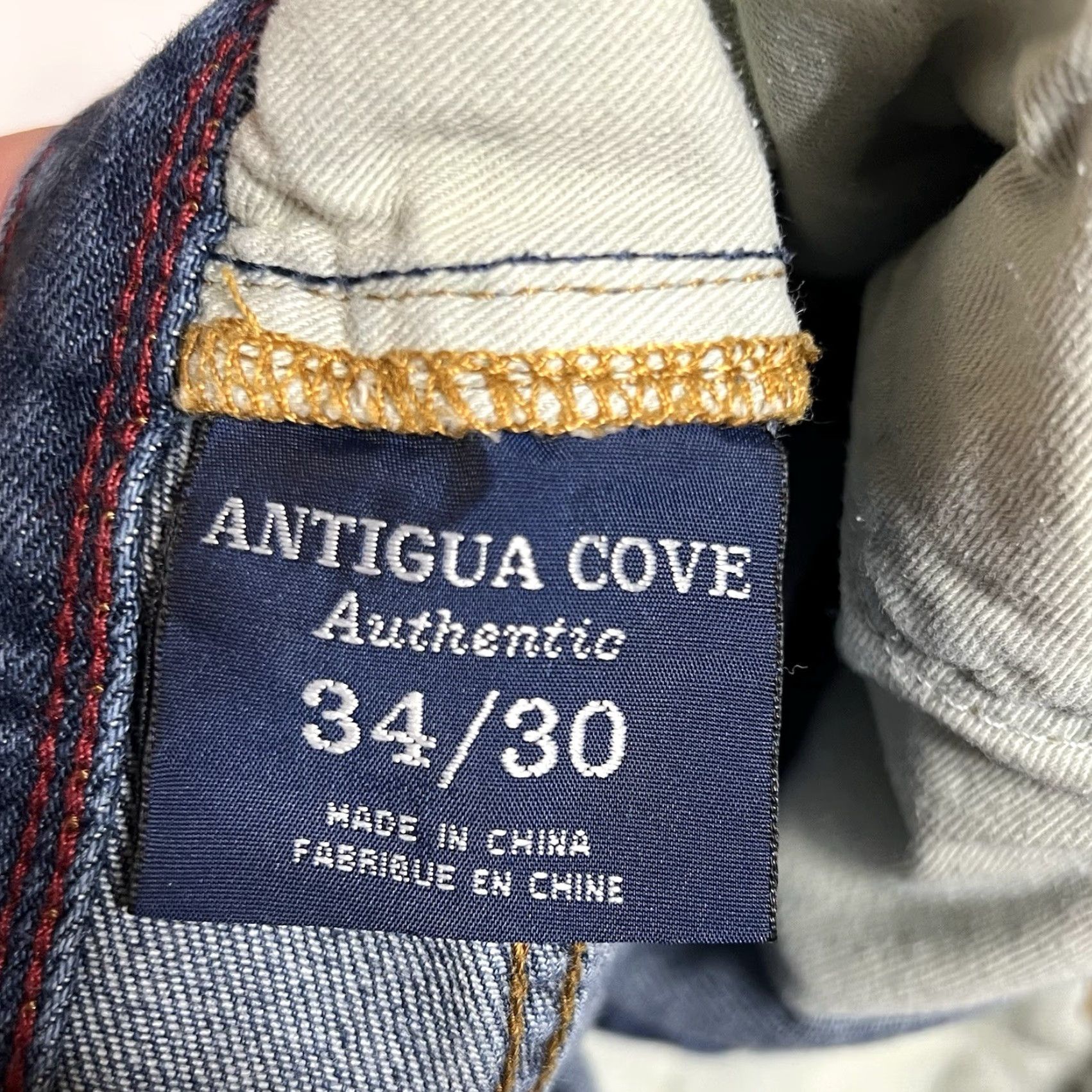 Tommy Bahama Tommy Bahama Antigua Cove Authentic Jeans Mens Tag 34x30 34x28 Blue Denim 5-Pocket Straight Mid Rise Size US 34 / EU 50 - 7 Thumbnail