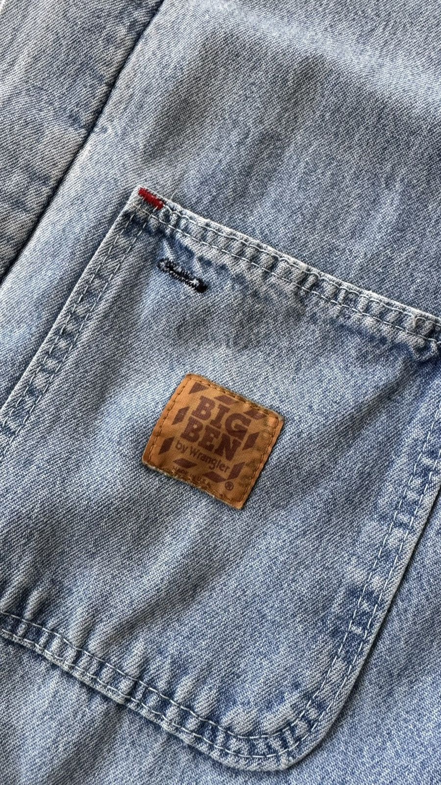 Vintage Vintage Big Ben x Wrangler Denim Shirt Size US XL / EU 56 / 4 - 3 Thumbnail