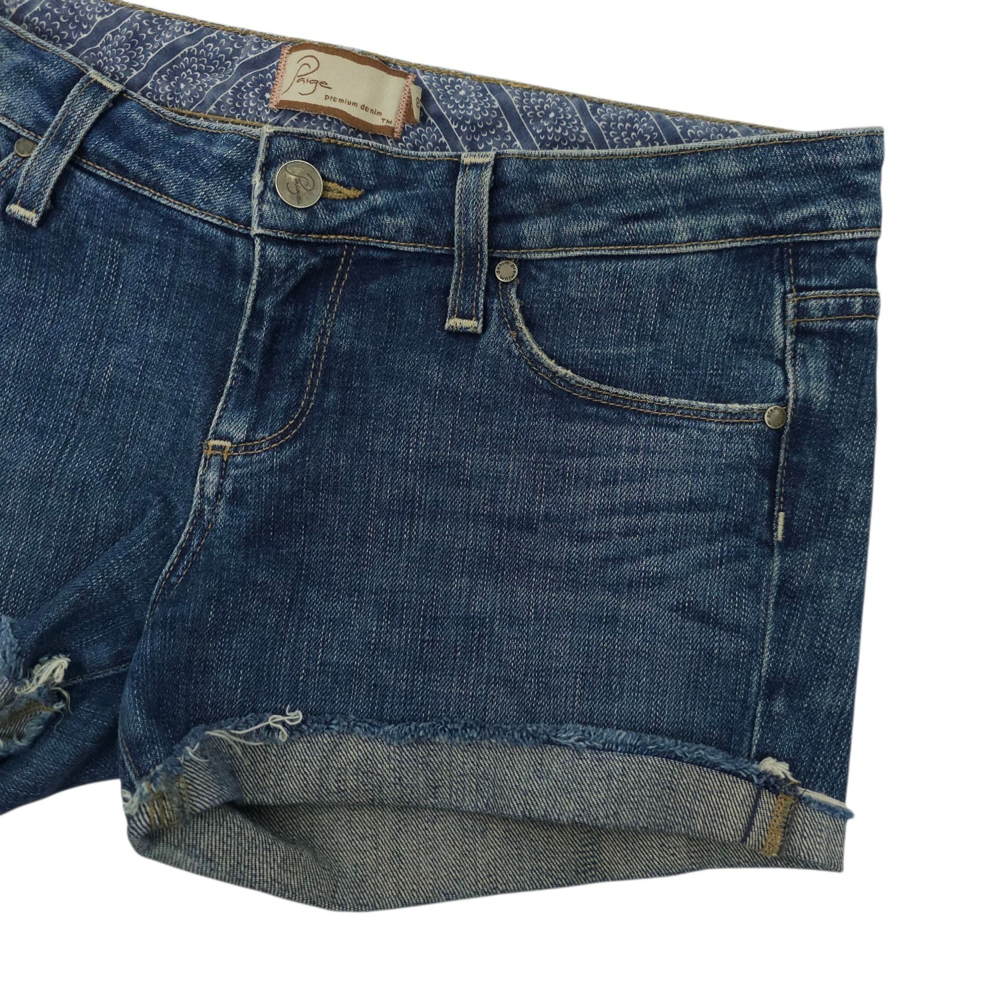 Paige Paige Fairfax Premium Denim DIY Cut Off Shorts Womens Size 2 Size 29" - 9 Thumbnail