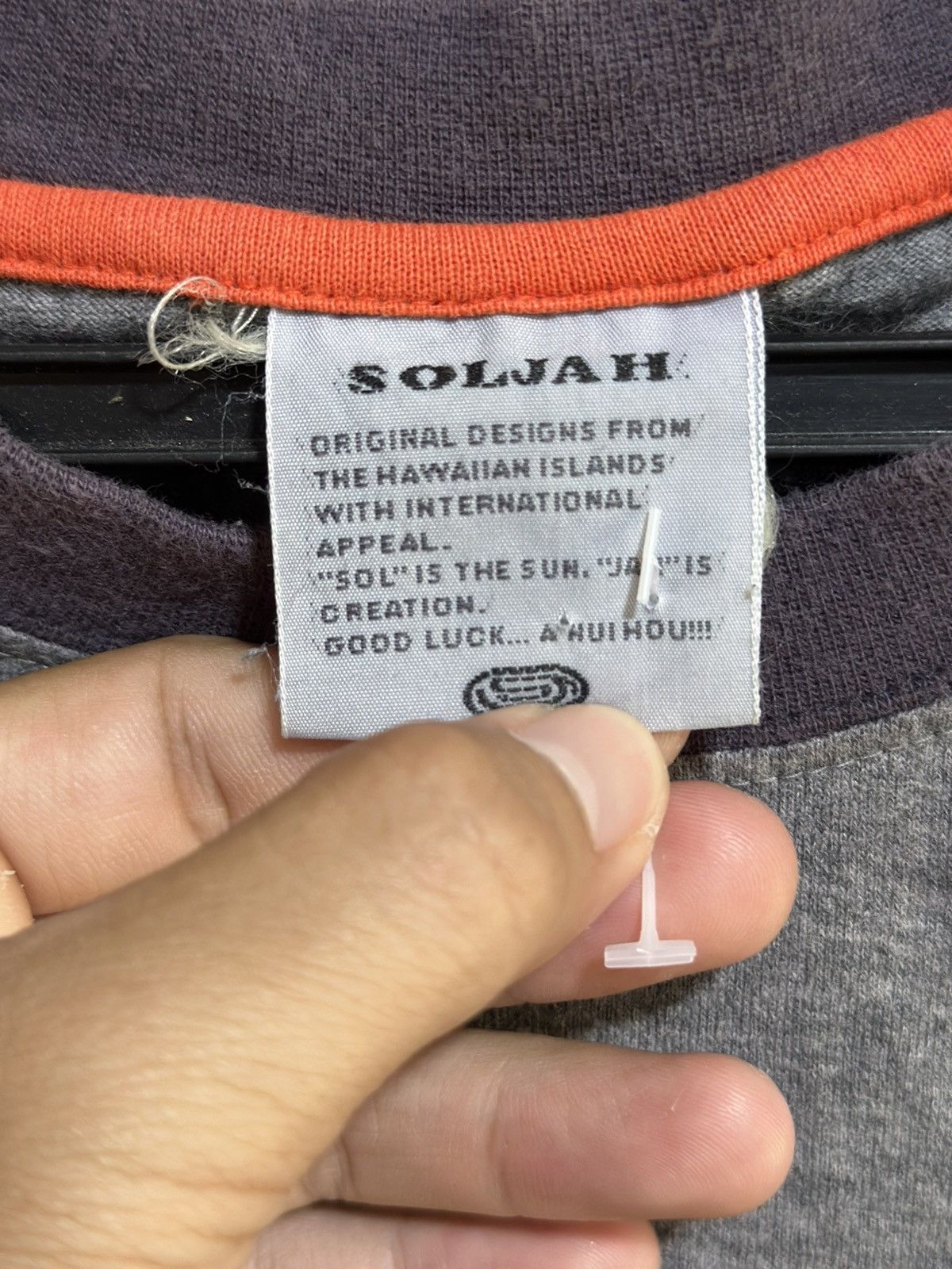 Other Vintage SolJah Flame Logo 3Quater Faded Tee Size US M / EU 48-50 / 2 - 7 Thumbnail