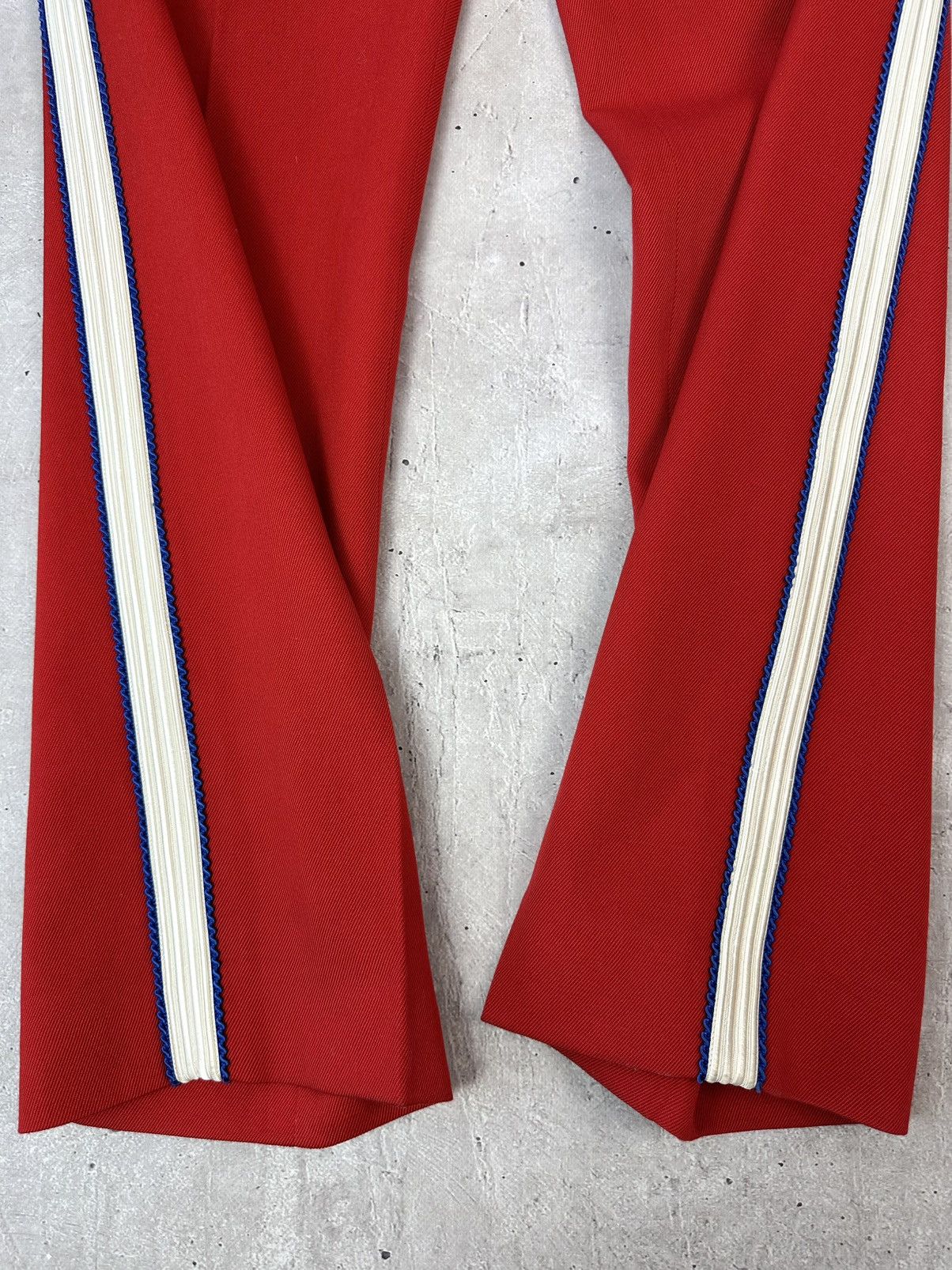 Calvin Klein 205W39NYC Calvin Klein 205W39NYC Wool Twill Red Women’s Trousers Size 34" / US 12 / IT 48 - 7 Thumbnail